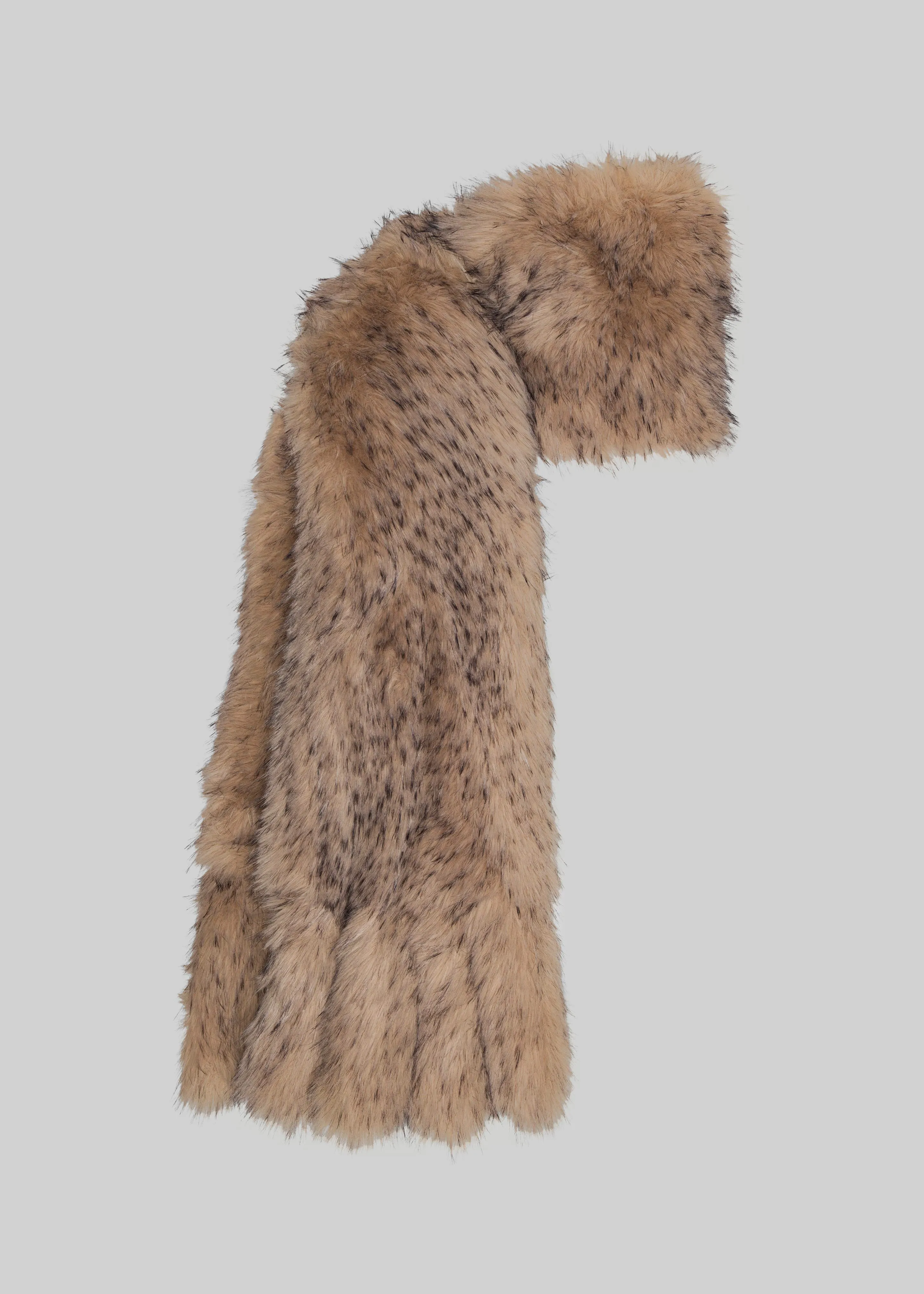 Rotate Faux Fur Scarf - Nougat sold by Frankie Shop product image thumbnail 5