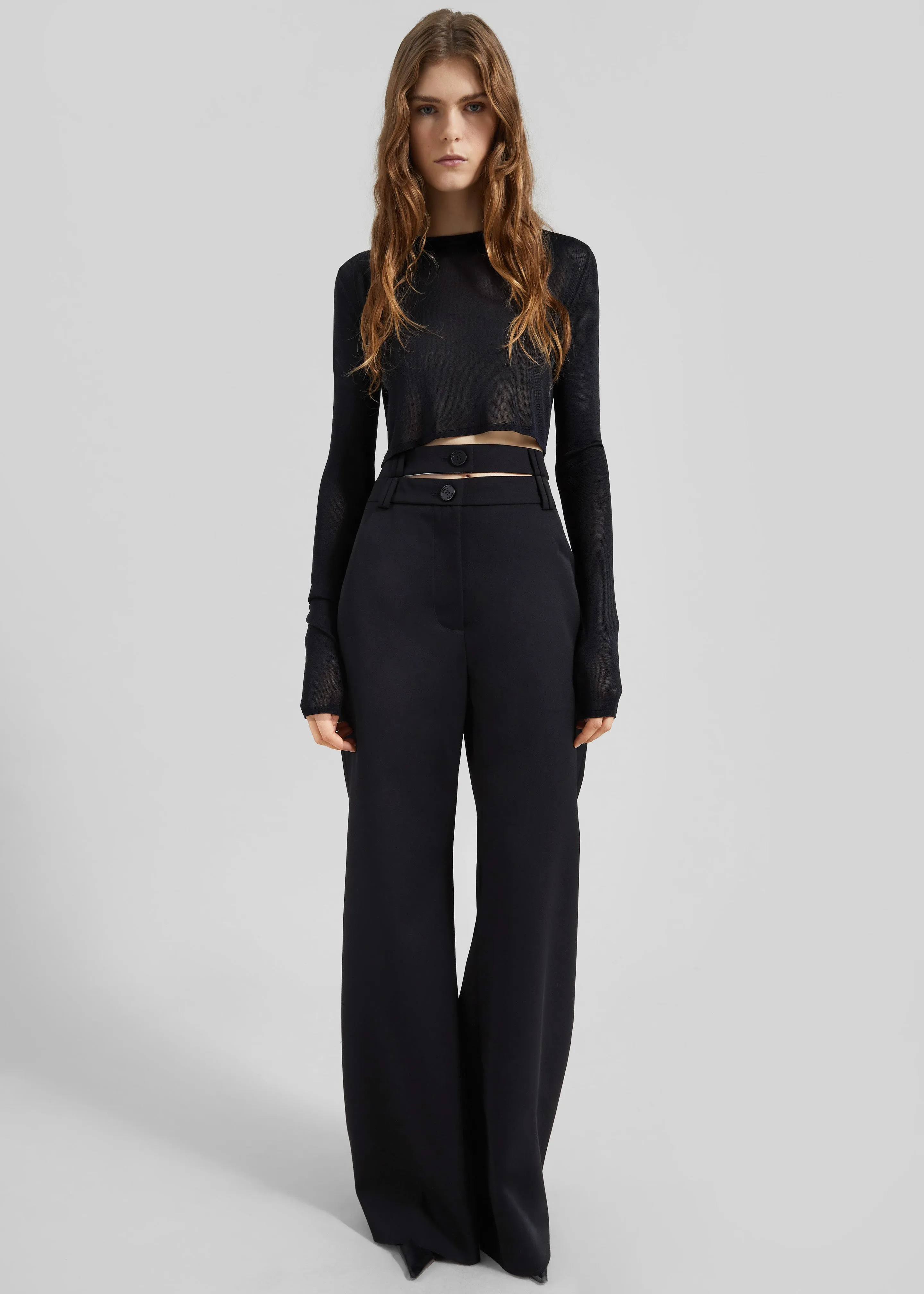 Gudu Trousers #03 - Black sold by Frankie Shop product image thumbnail 4