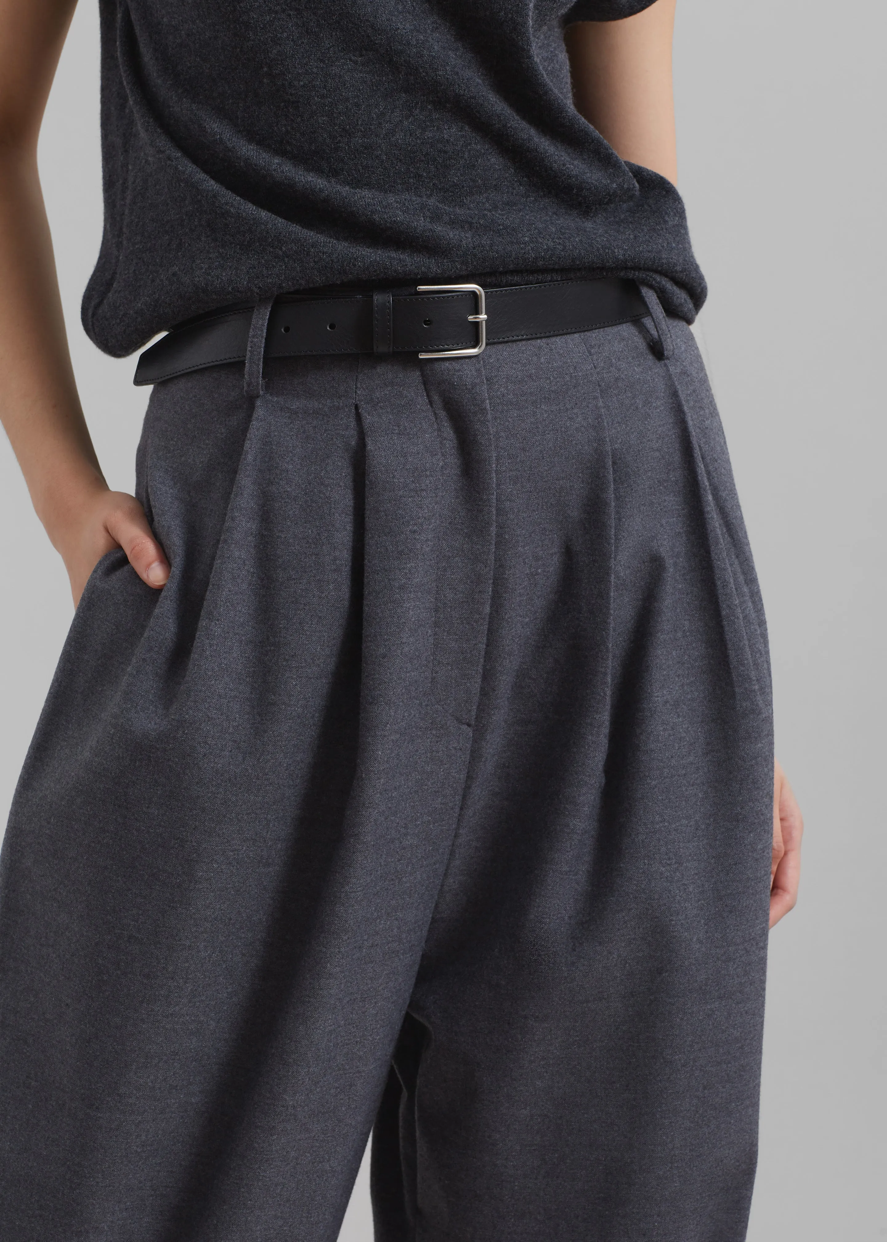Marley Wide Pants - Grey sold by Frankie Shop product image thumbnail 2