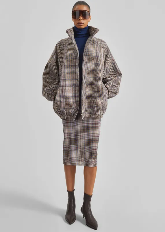 Utica Thin Turtleneck Sweater - Blue made by Frankie Shop