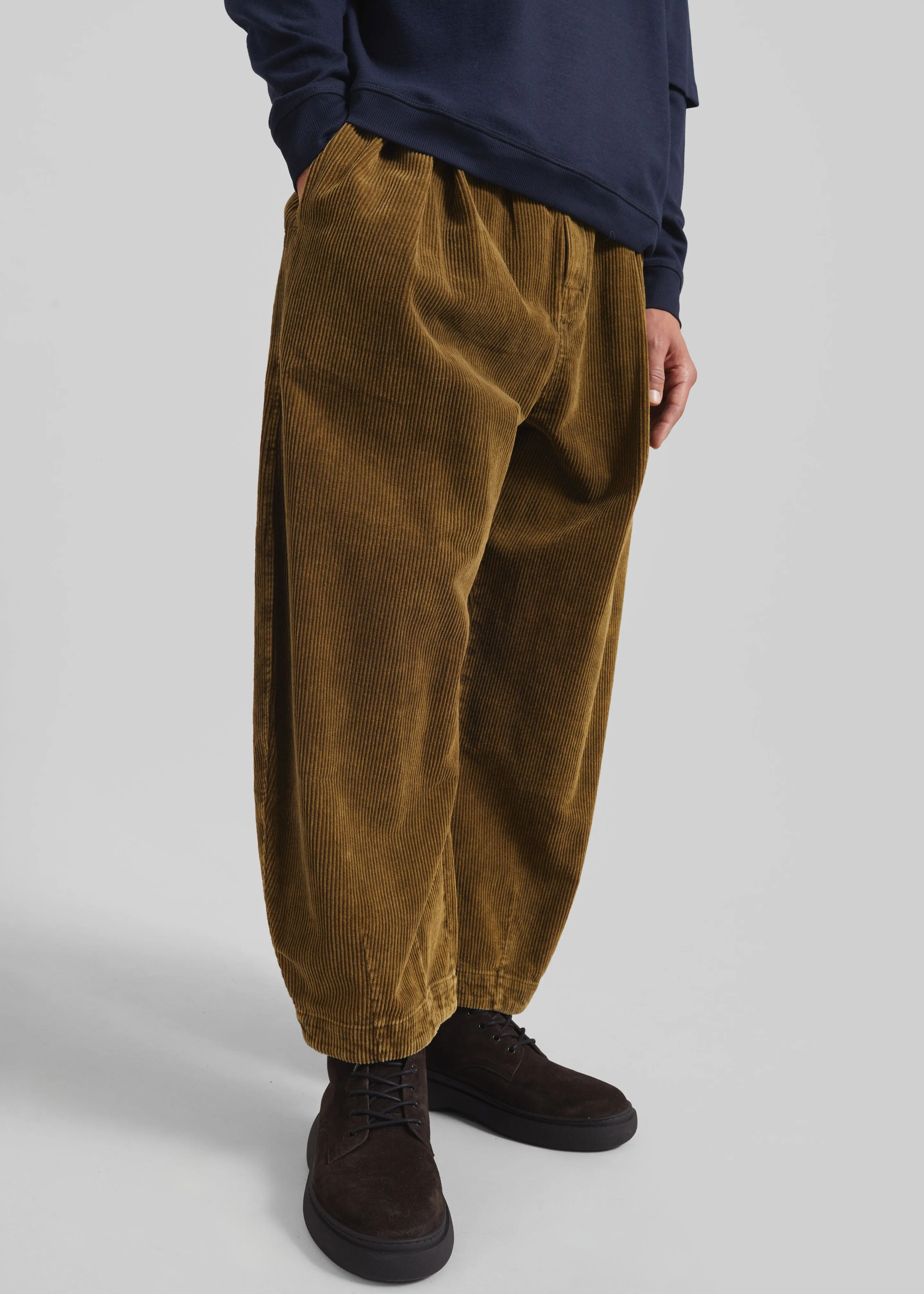 Telfer Corduroy Balloon Pants - Dark Olive sold by Frankie Shop product image thumbnail 2