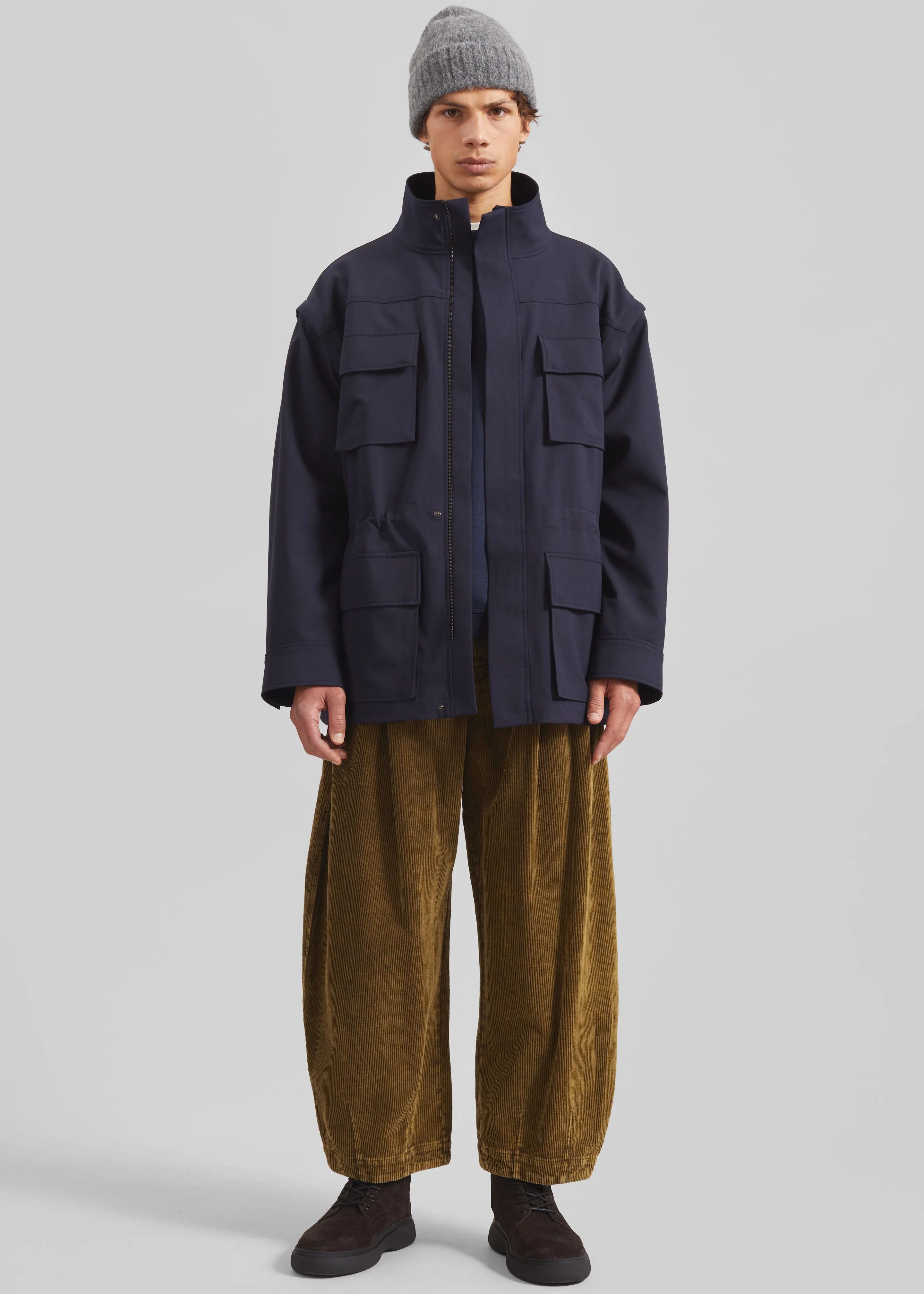 Telfer Corduroy Balloon Pants - Dark Olive sold by Frankie Shop product image thumbnail 5