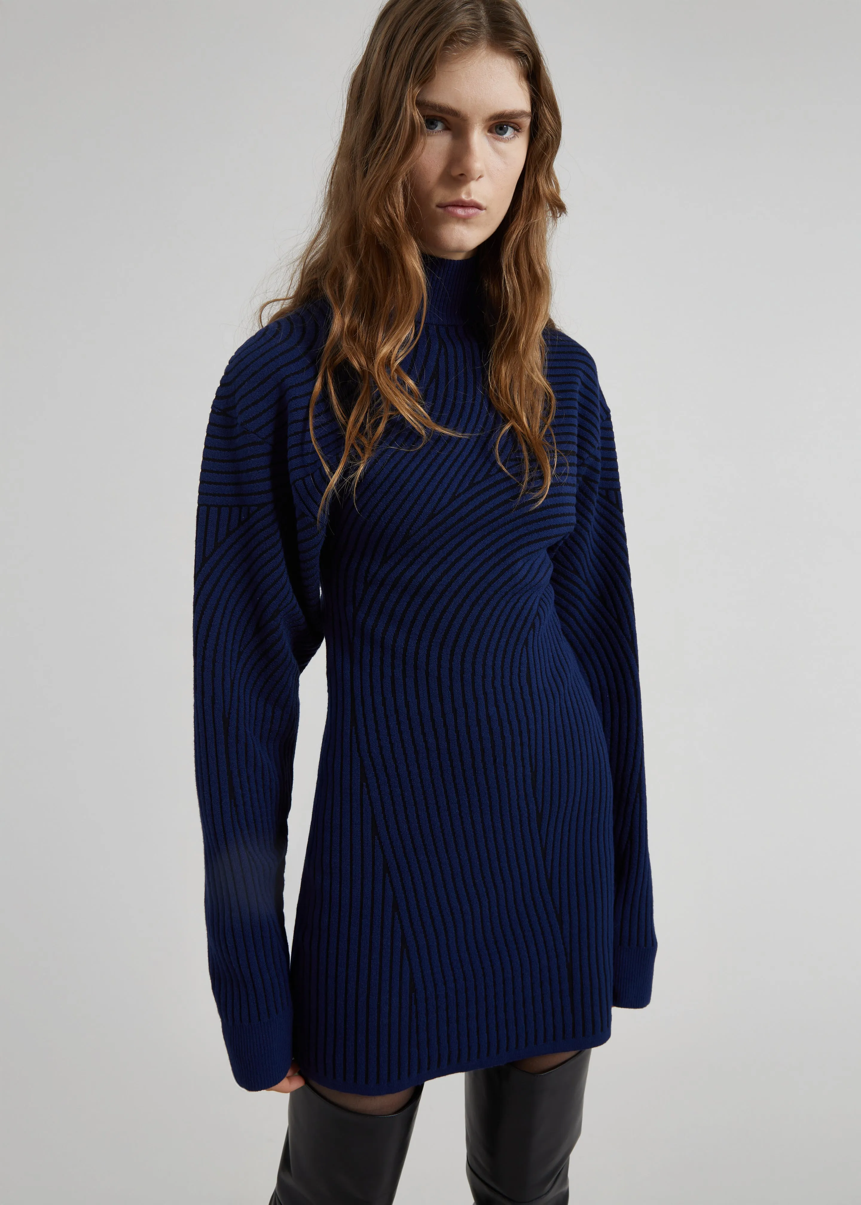 Sportmax Primo Dress - Navy sold by Frankie Shop product image thumbnail 5