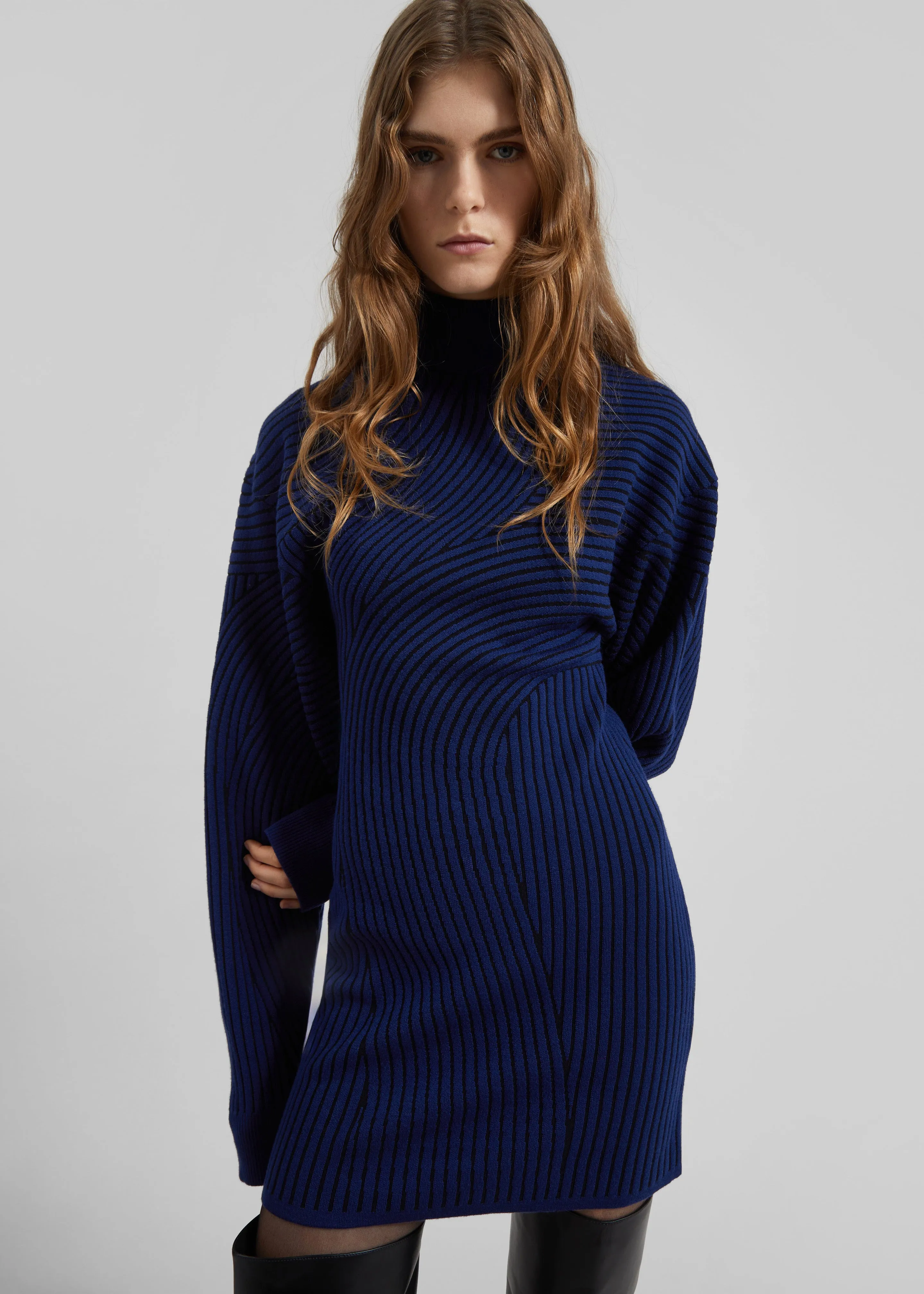 Sportmax Primo Dress - Navy sold by Frankie Shop
