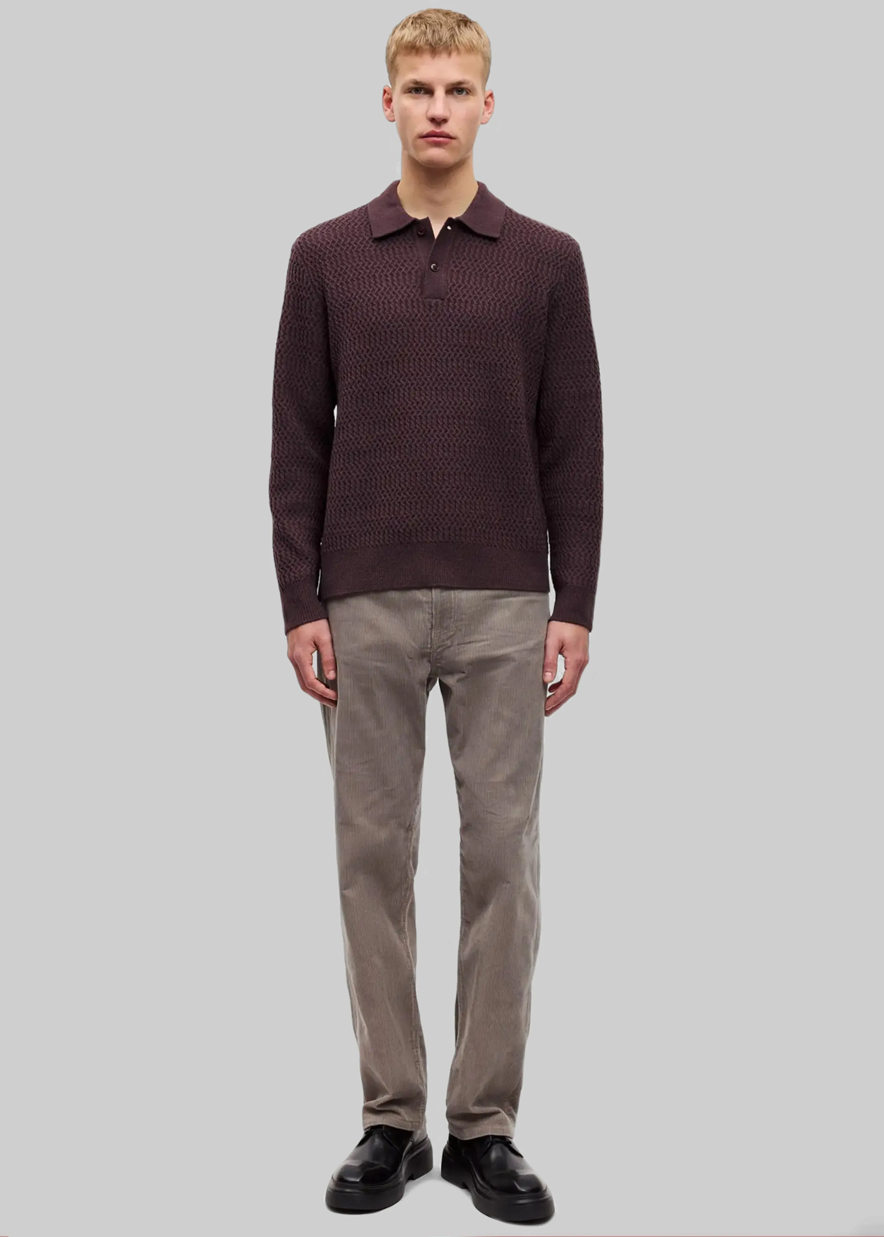 Samsøe Samsøe Sacaiden Polo - Raisin sold by Frankie Shop product image thumbnail 2