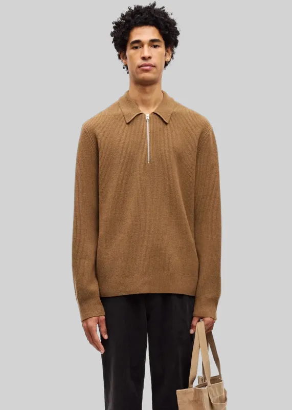 Samsøe Samsøe Saisaks Hz Polo - Otter sold by Frankie Shop