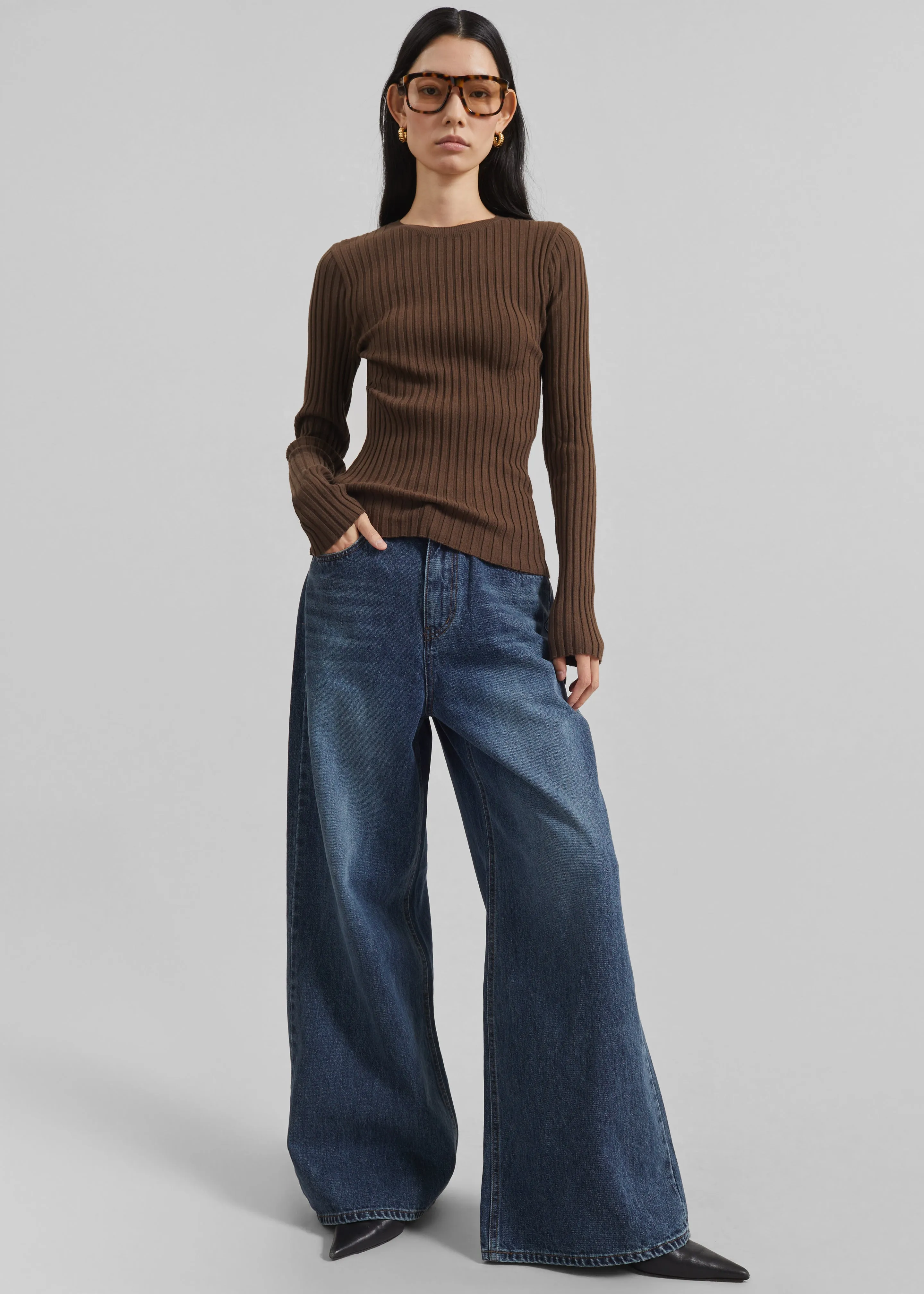 Larvik Wide Jeans - Medium Wash sold by Frankie Shop product image thumbnail 2