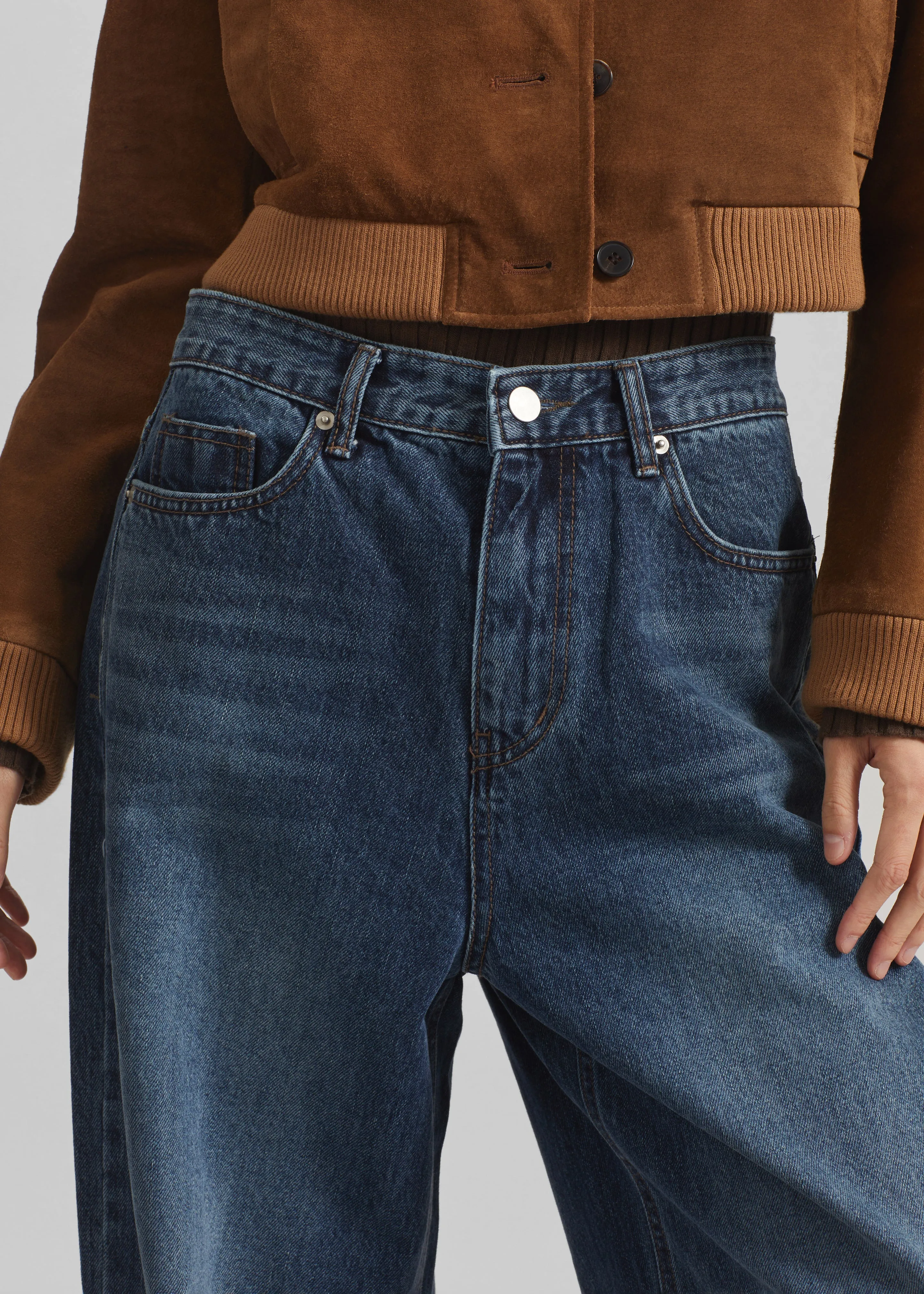 Larvik Wide Jeans - Medium Wash sold by Frankie Shop product image thumbnail 5