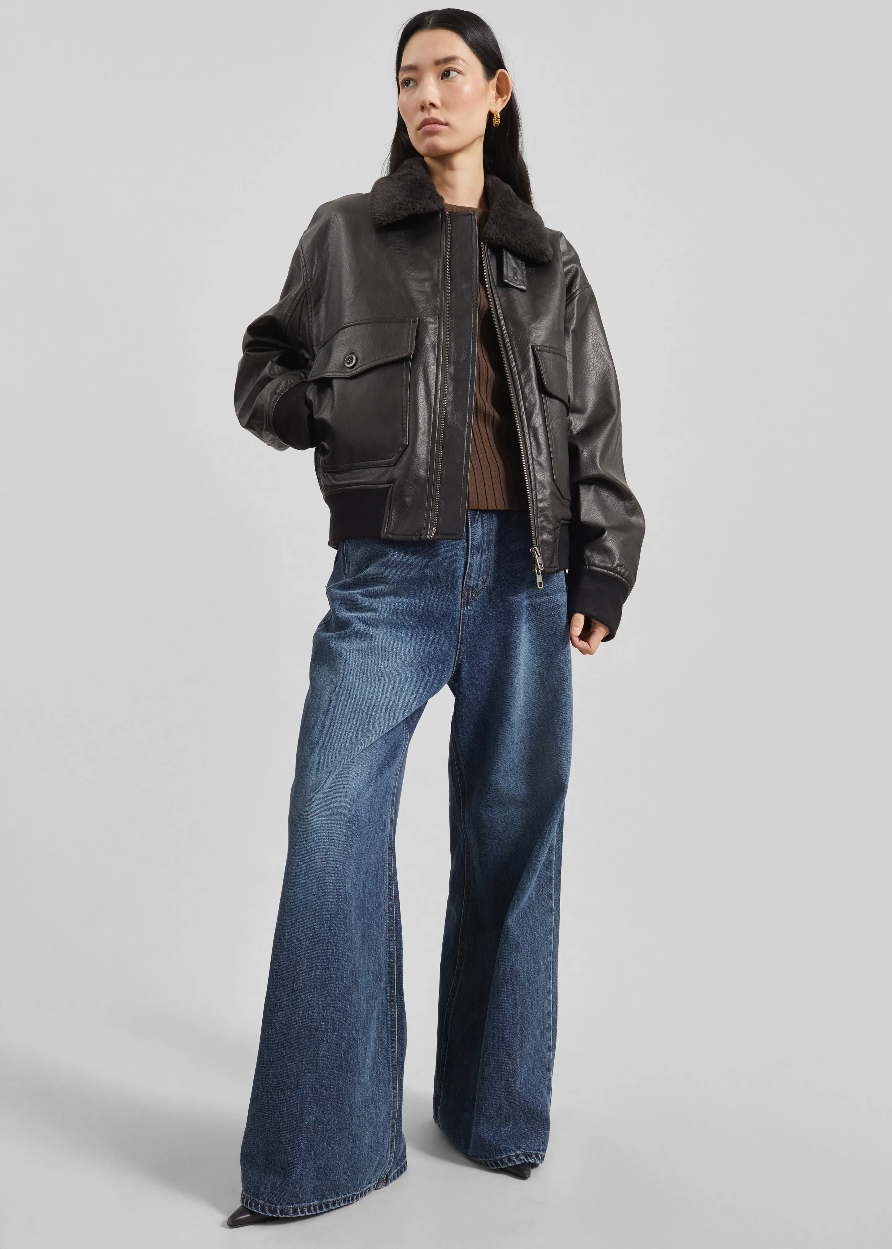 Larvik Wide Jeans - Medium Wash sold by Frankie Shop product image thumbnail 4