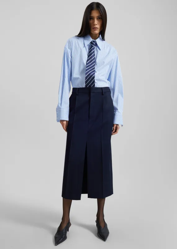 Covert Fold Tube Skirt - Navy sold by Frankie Shop