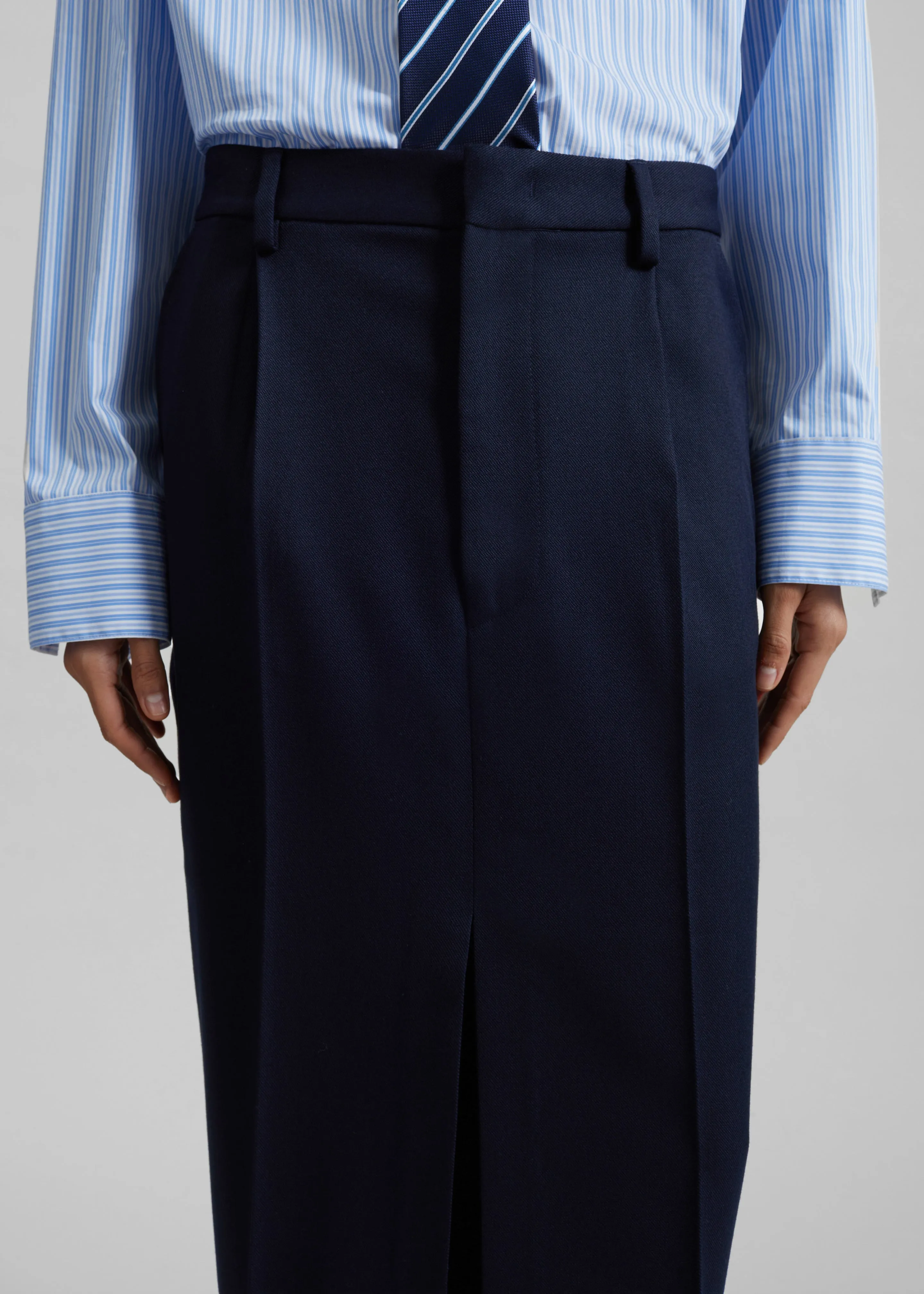 Covert Fold Tube Skirt - Navy sold by Frankie Shop product image thumbnail 4