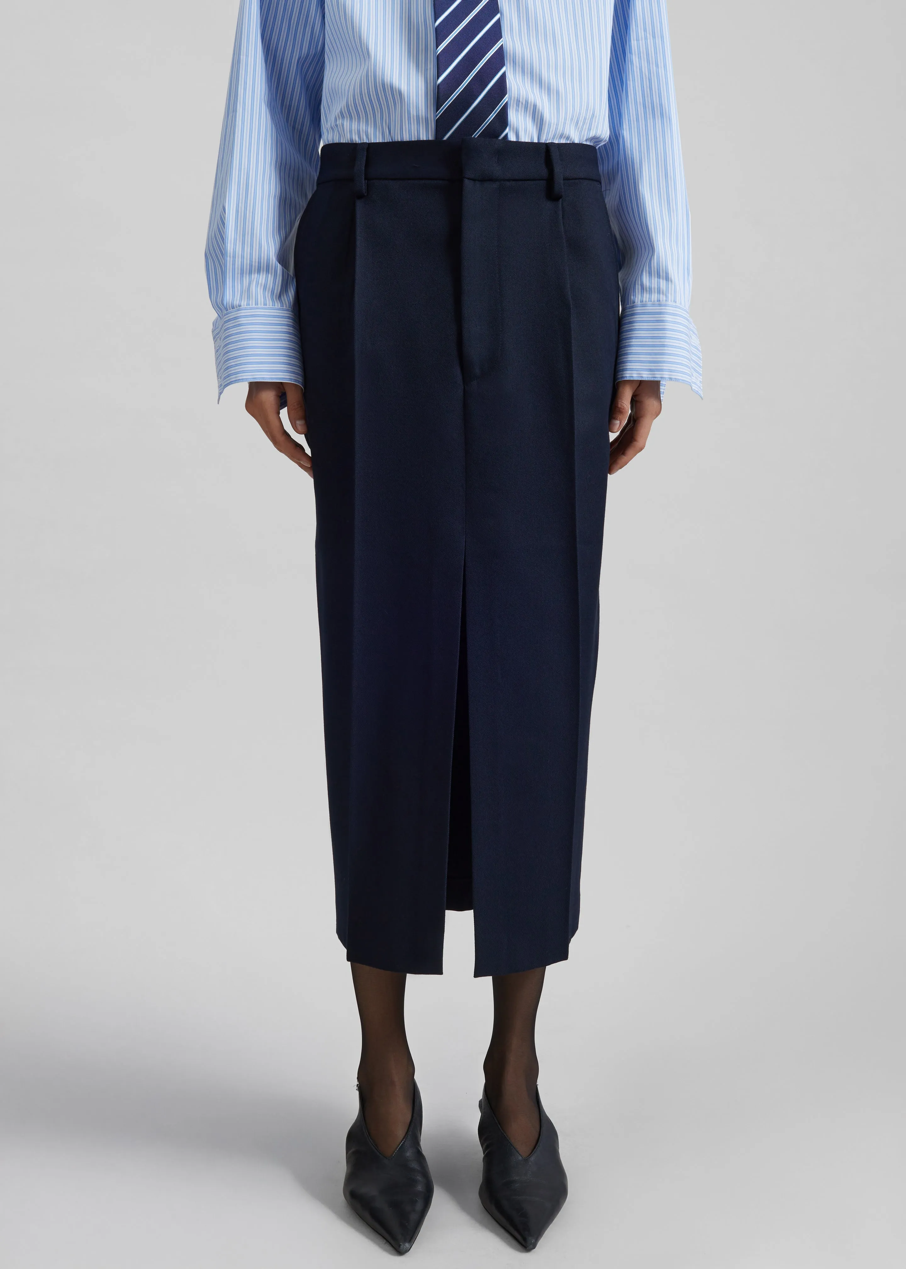 Covert Fold Tube Skirt - Navy sold by Frankie Shop product image thumbnail 2