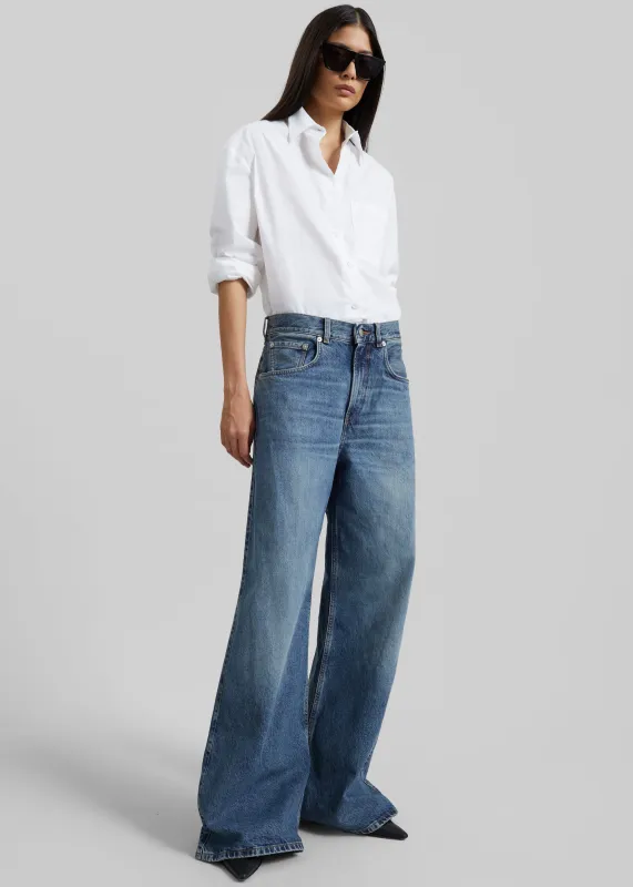 Covert Oversize Fit Jeans - Blue sold by Frankie Shop