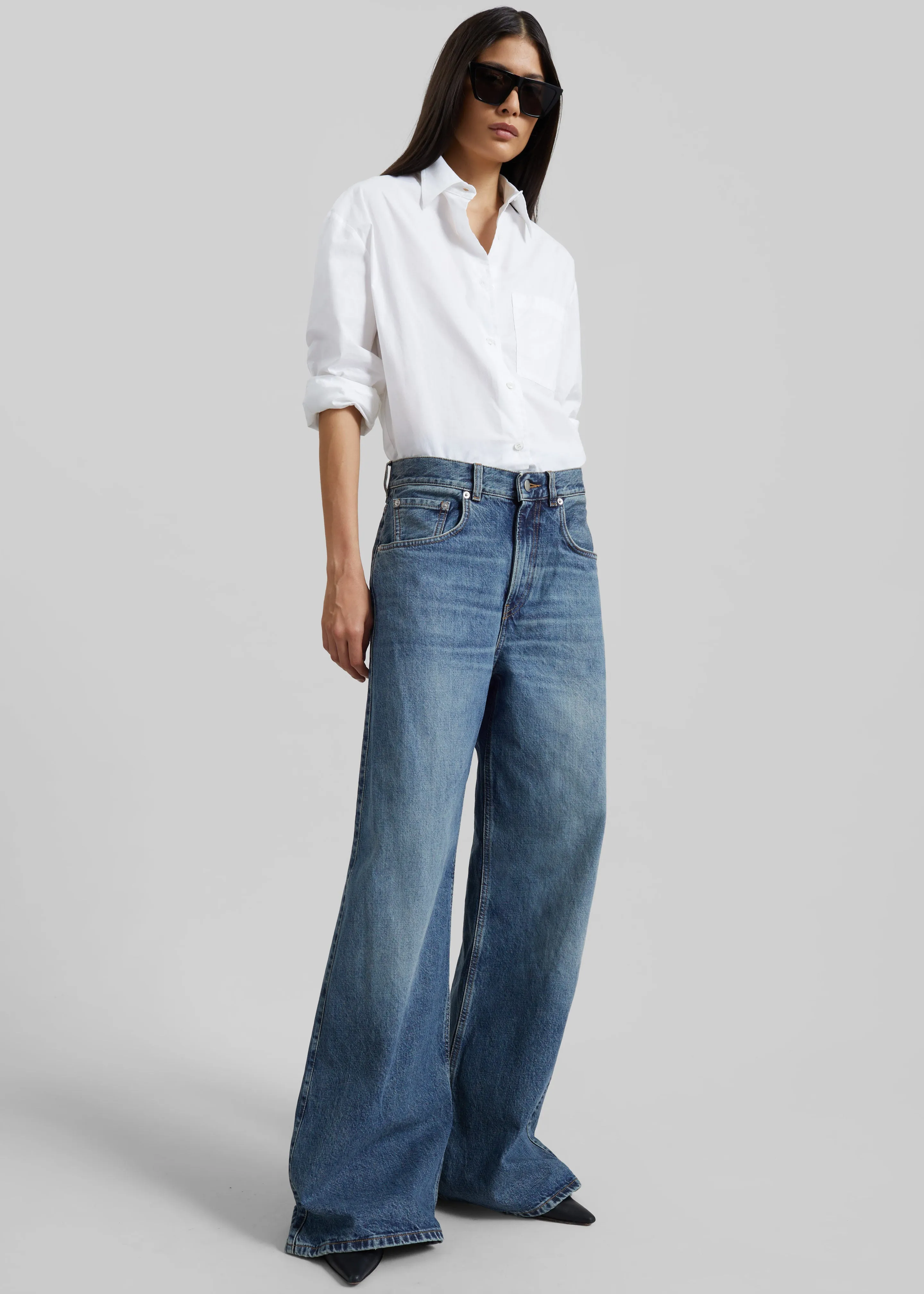 Covert Oversize Fit Jeans - Blue sold by Frankie Shop