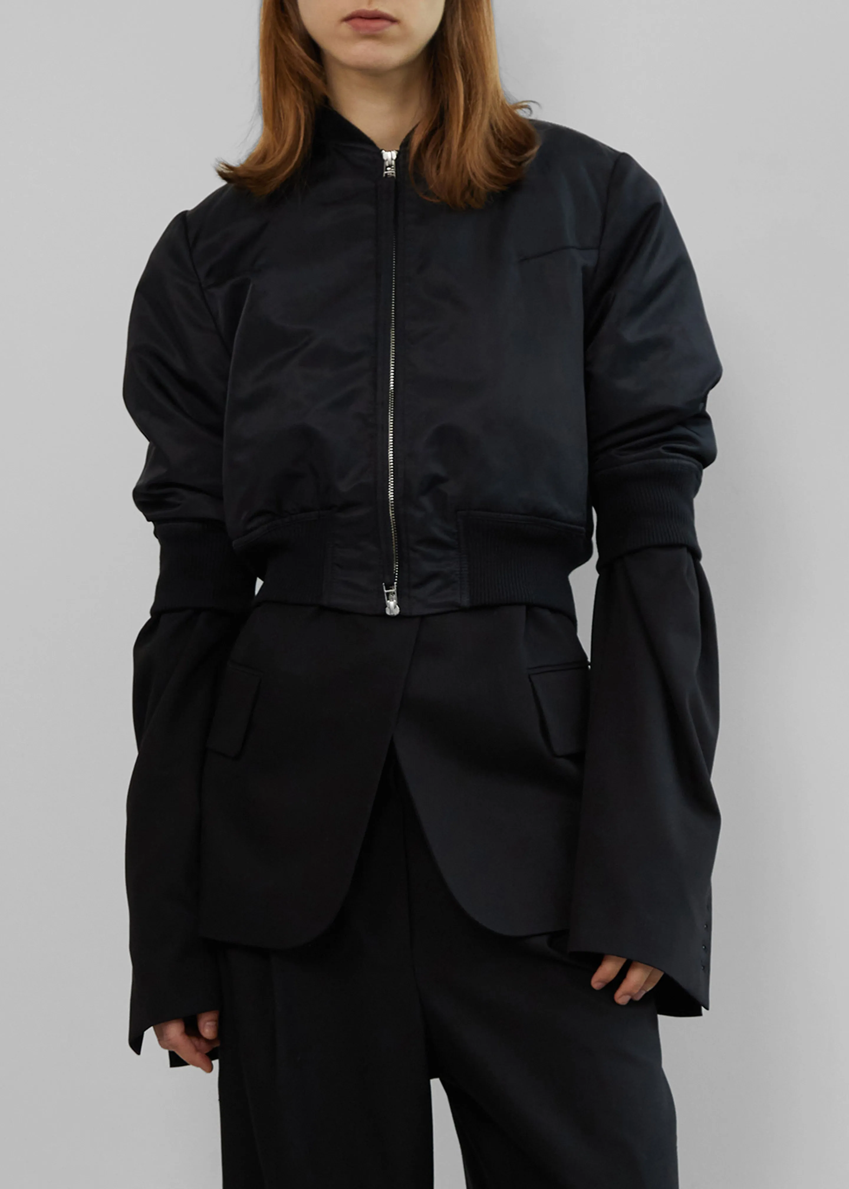 Low Classic Miniature Jacket - Black sold by Frankie Shop product image thumbnail 4