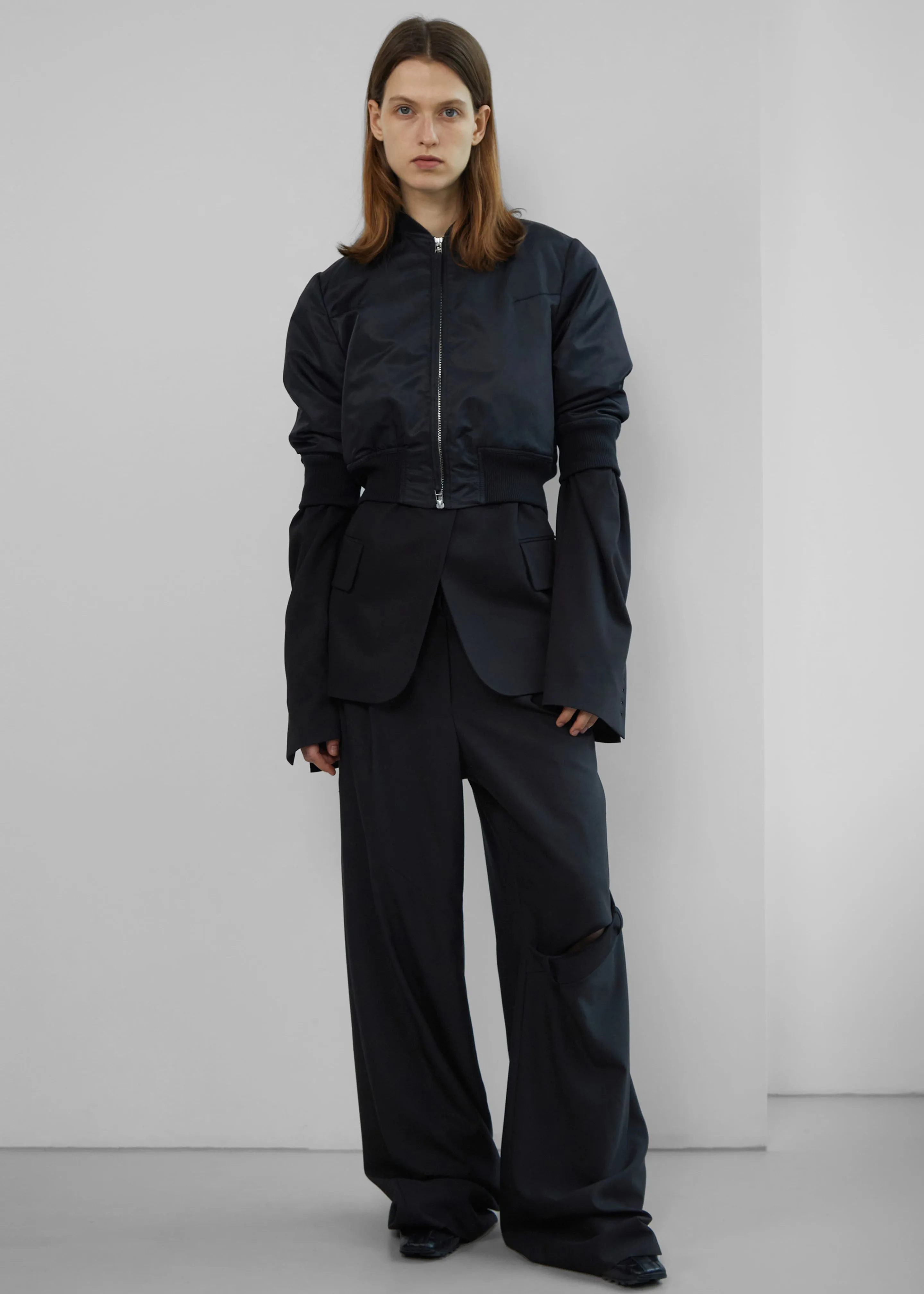 Low Classic Miniature Jacket - Black sold by Frankie Shop product image thumbnail 3