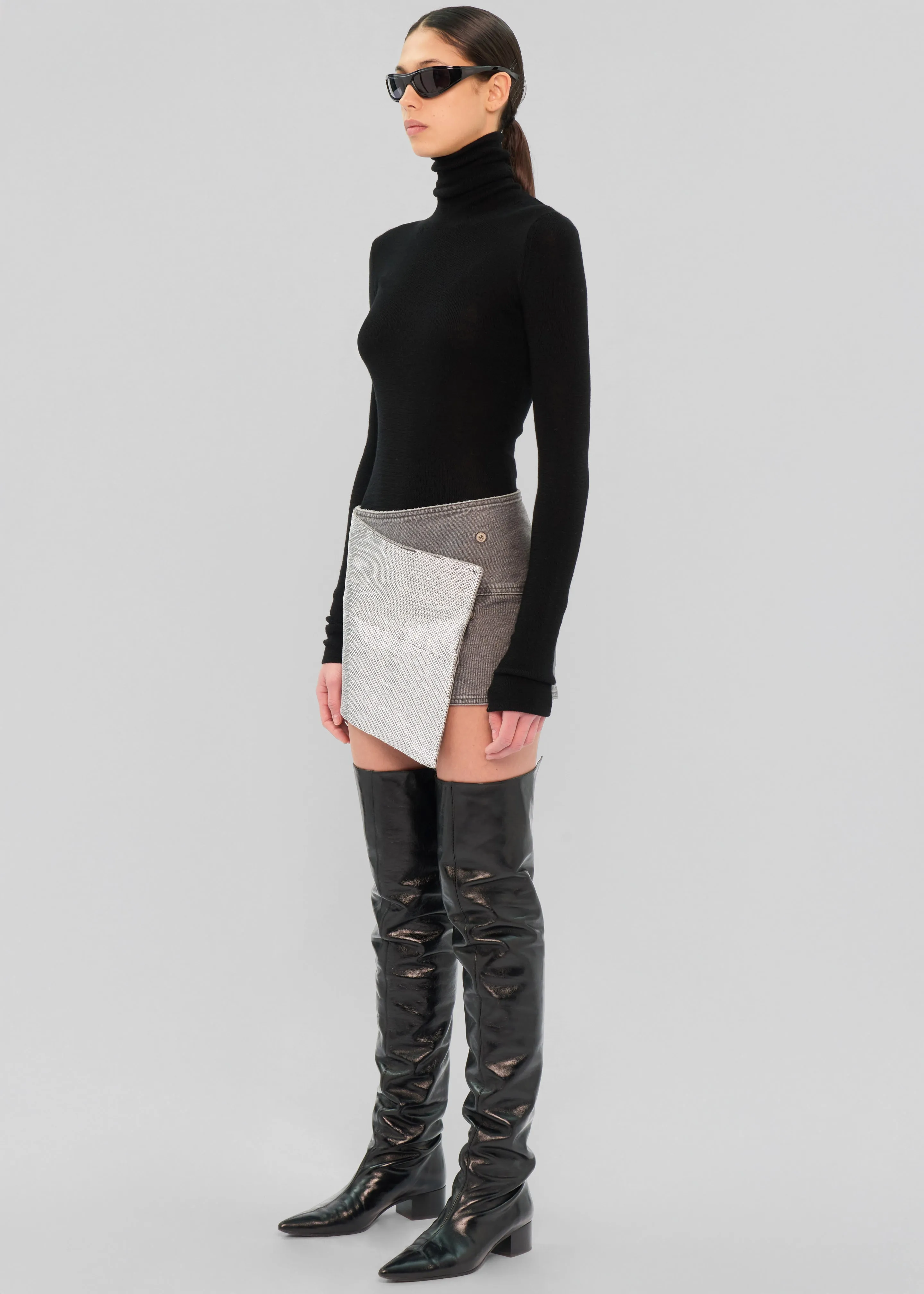 Haikure May Skirt - Stapled Black sold by Frankie Shop product image thumbnail 5