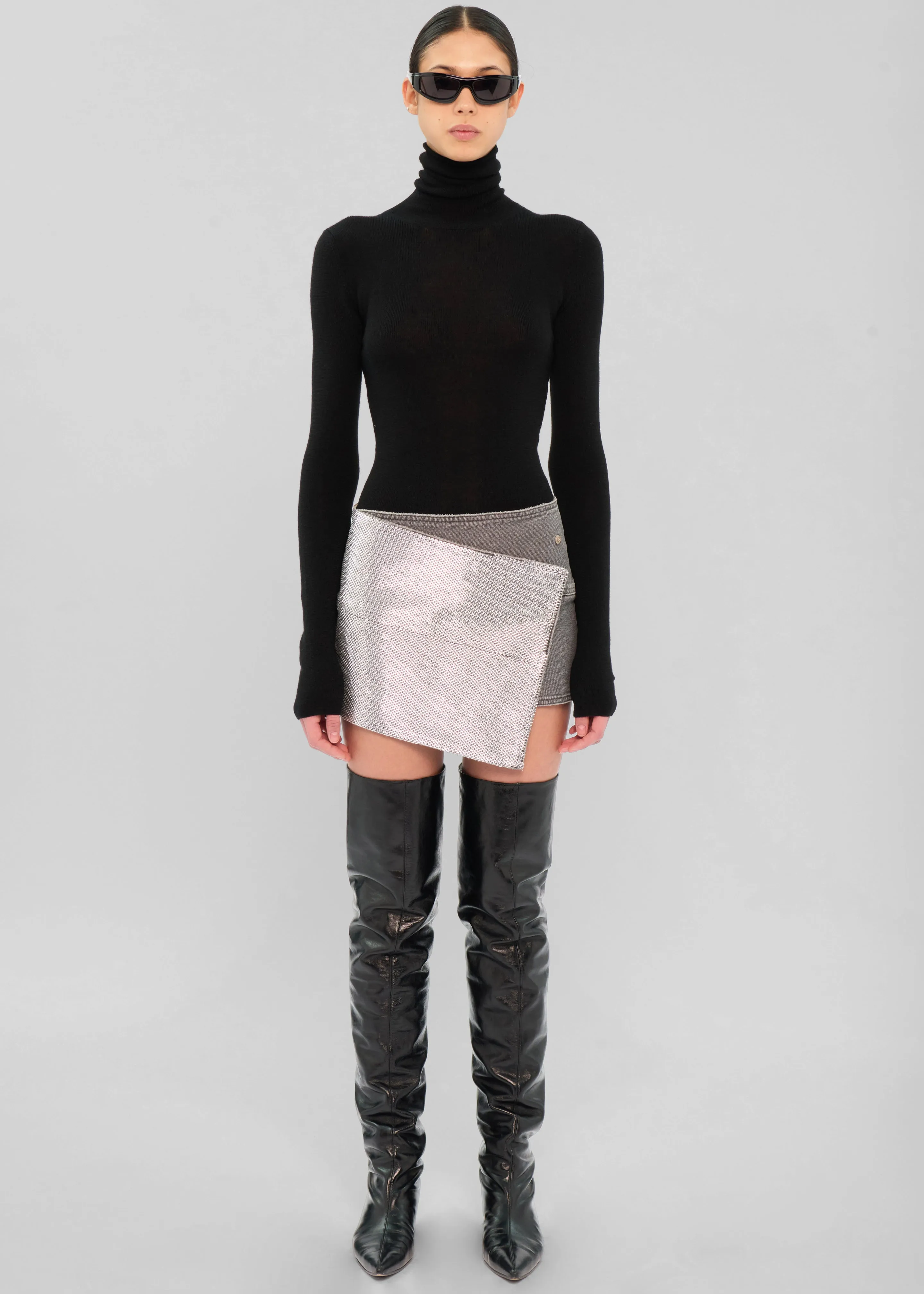 Haikure May Skirt - Stapled Black sold by Frankie Shop product image thumbnail 3