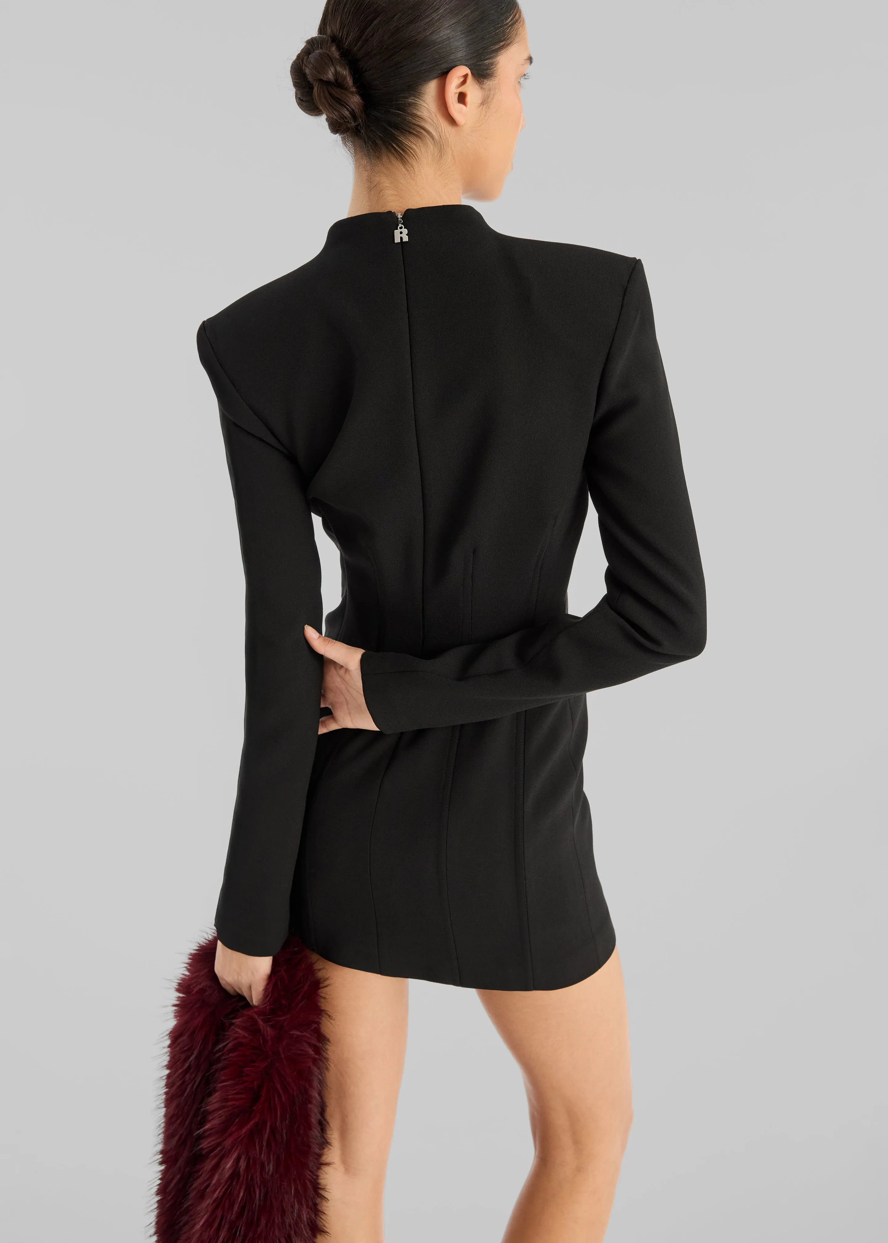 Rotate Suiting LS Mini Dress - Black sold by Frankie Shop product image thumbnail 4