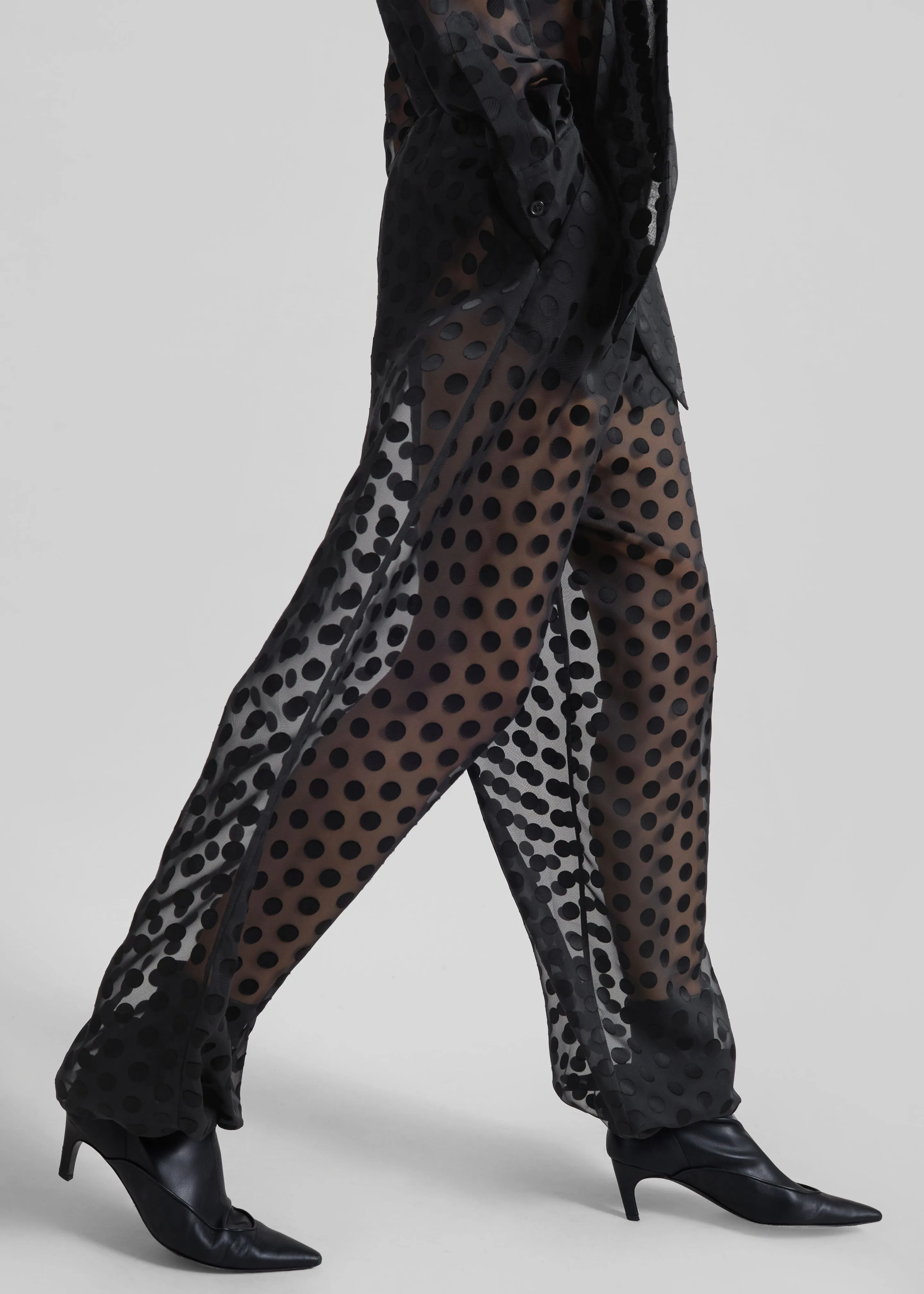 Orissa Sheer Balloon Pants - Black Polka Dot sold by Frankie Shop product image thumbnail 4