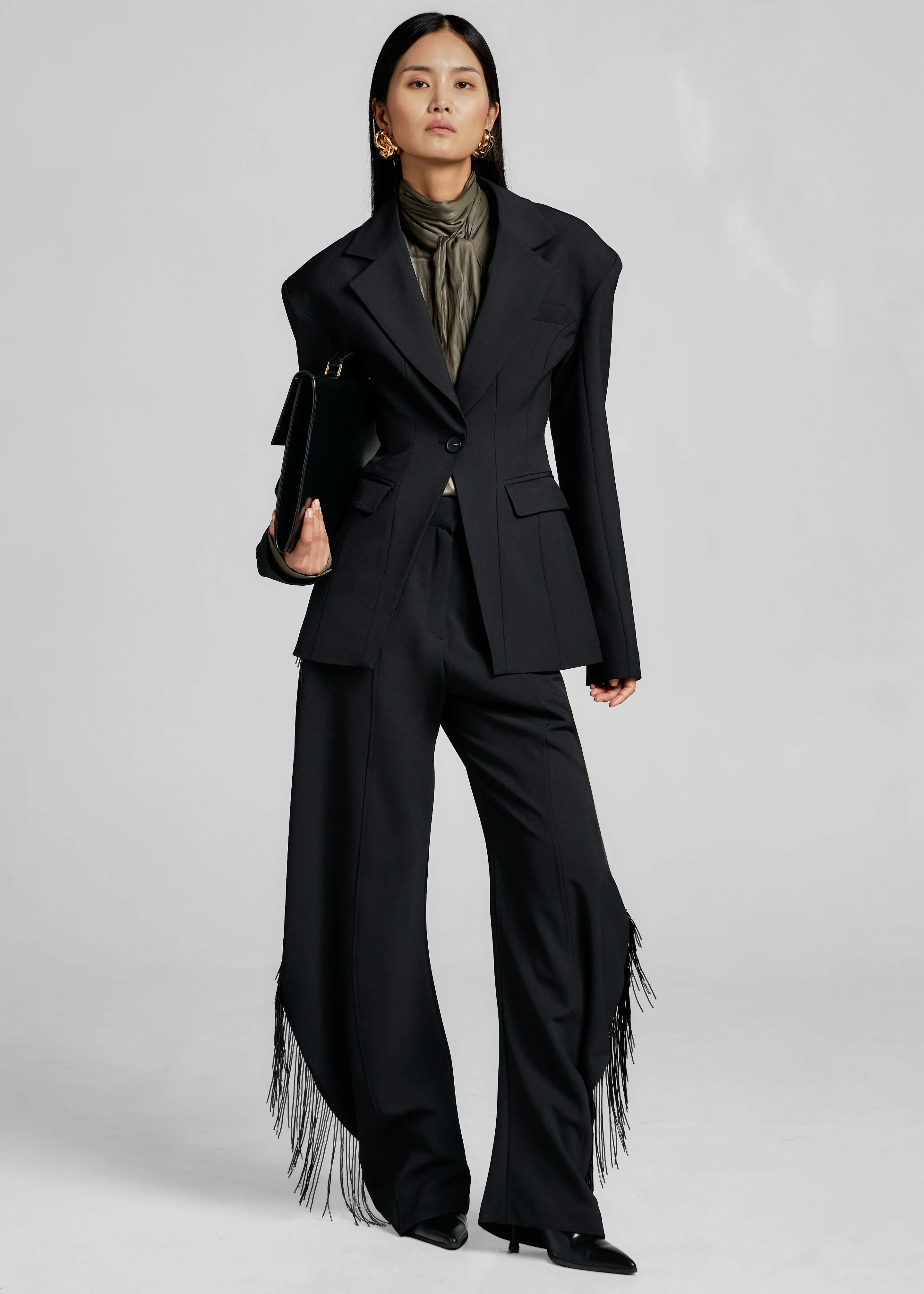 Bianca Hourglass Blazer - Black sold by Frankie Shop product image thumbnail 3