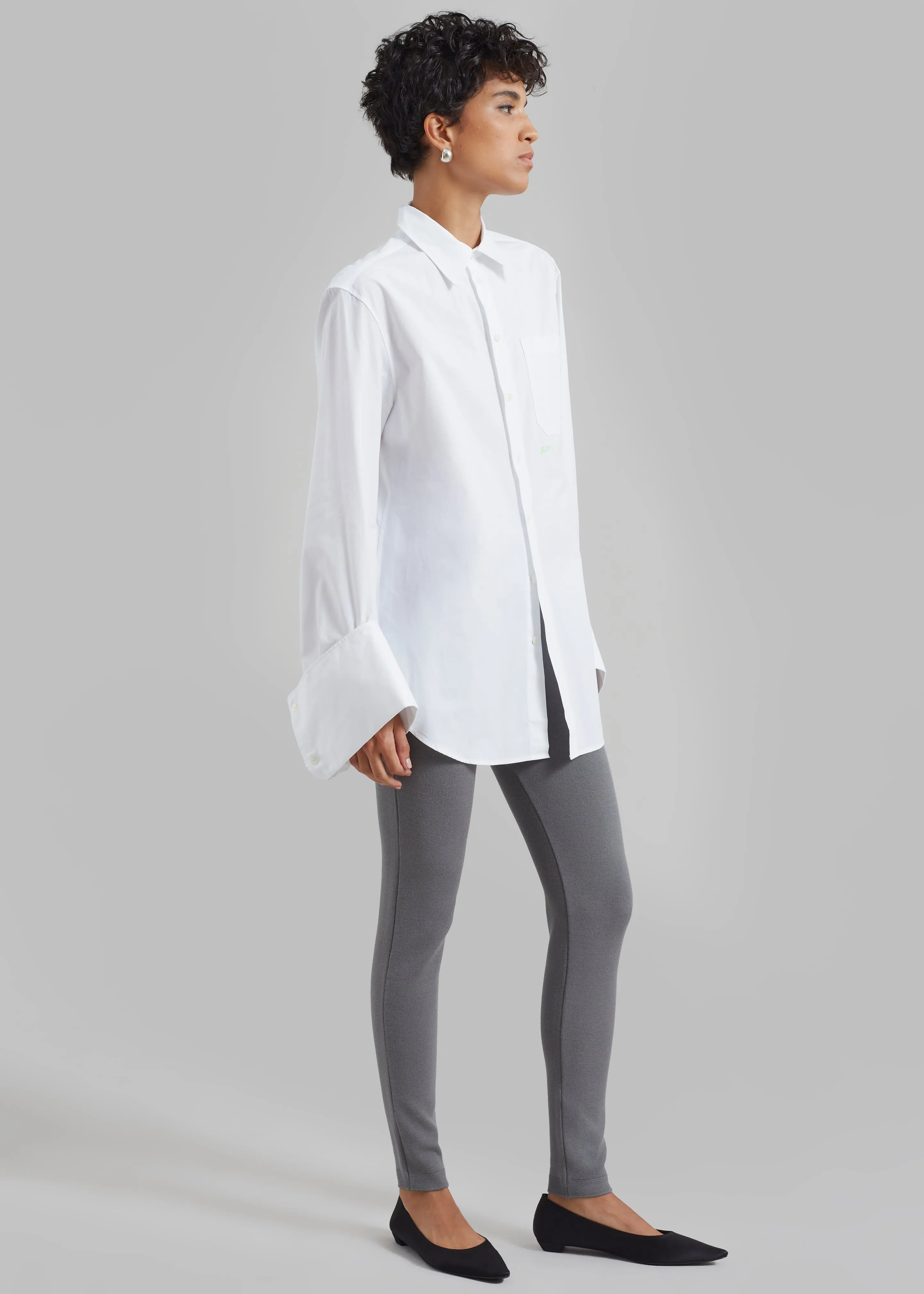 Cara Knit Leggings - Grey sold by Frankie Shop product image thumbnail 2