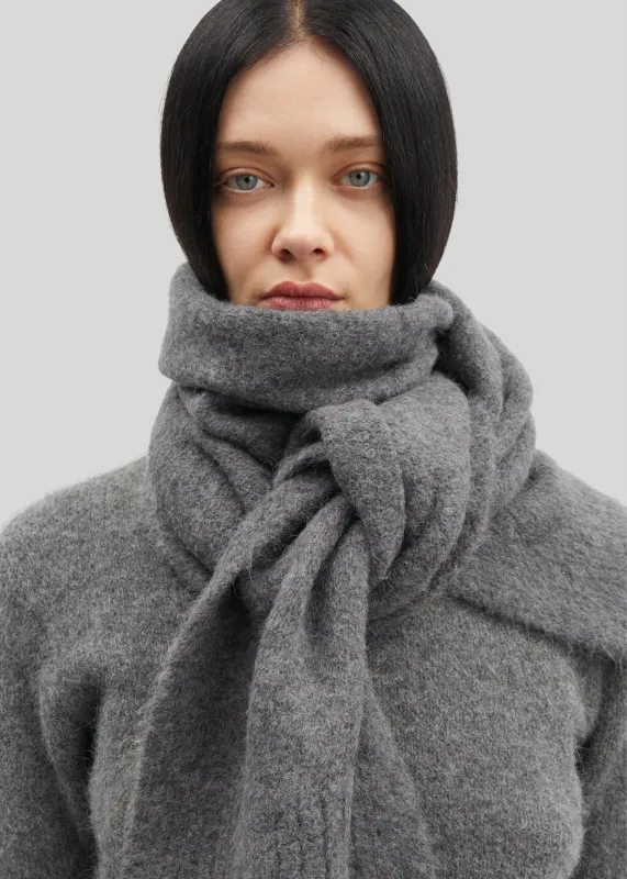 Samsøe Samsøe Sajeanne Scarf - Iron Gate sold by Frankie Shop