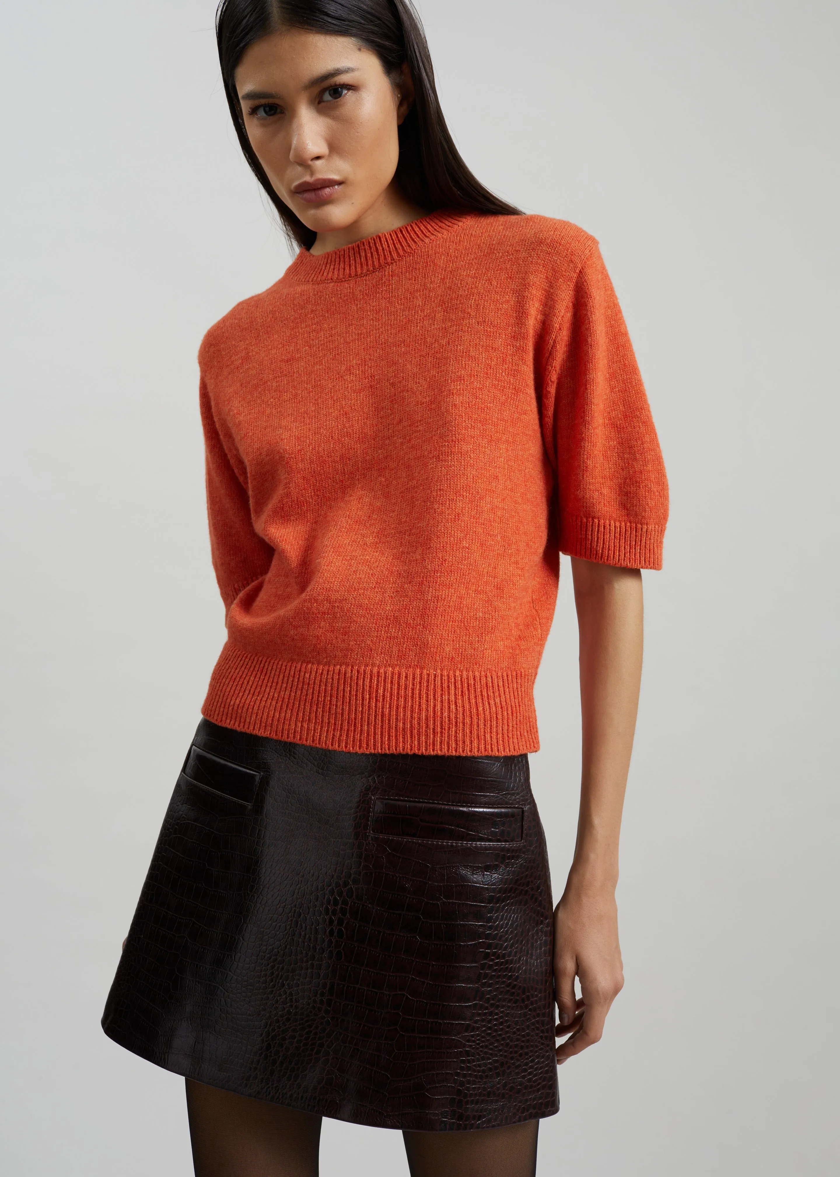 Zoersel Knit Top - Orange sold by Frankie Shop product image thumbnail 3
