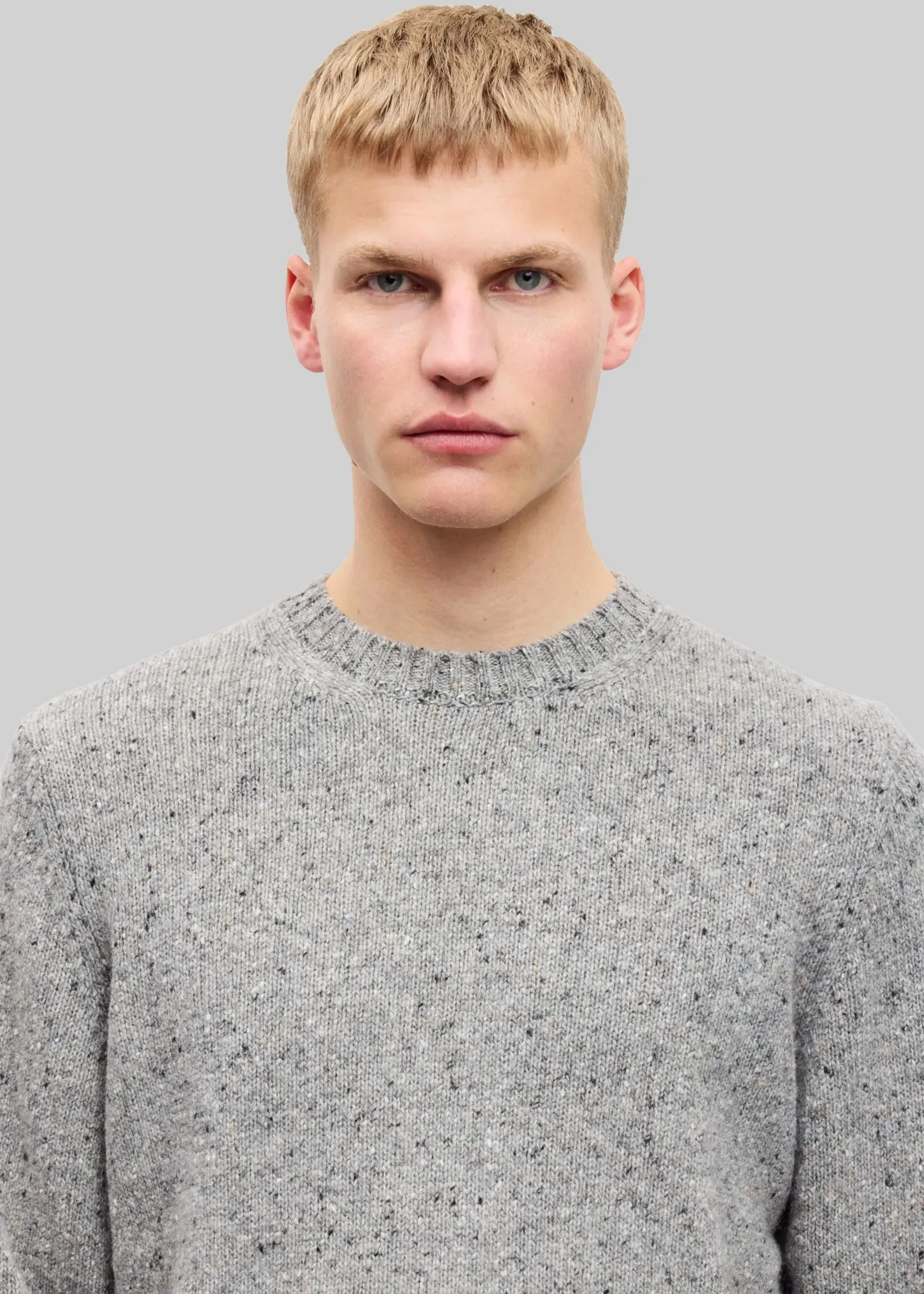 Samsøe Samsøe Sanataniel Sweater - Grey Melange sold by Frankie Shop product image thumbnail 2