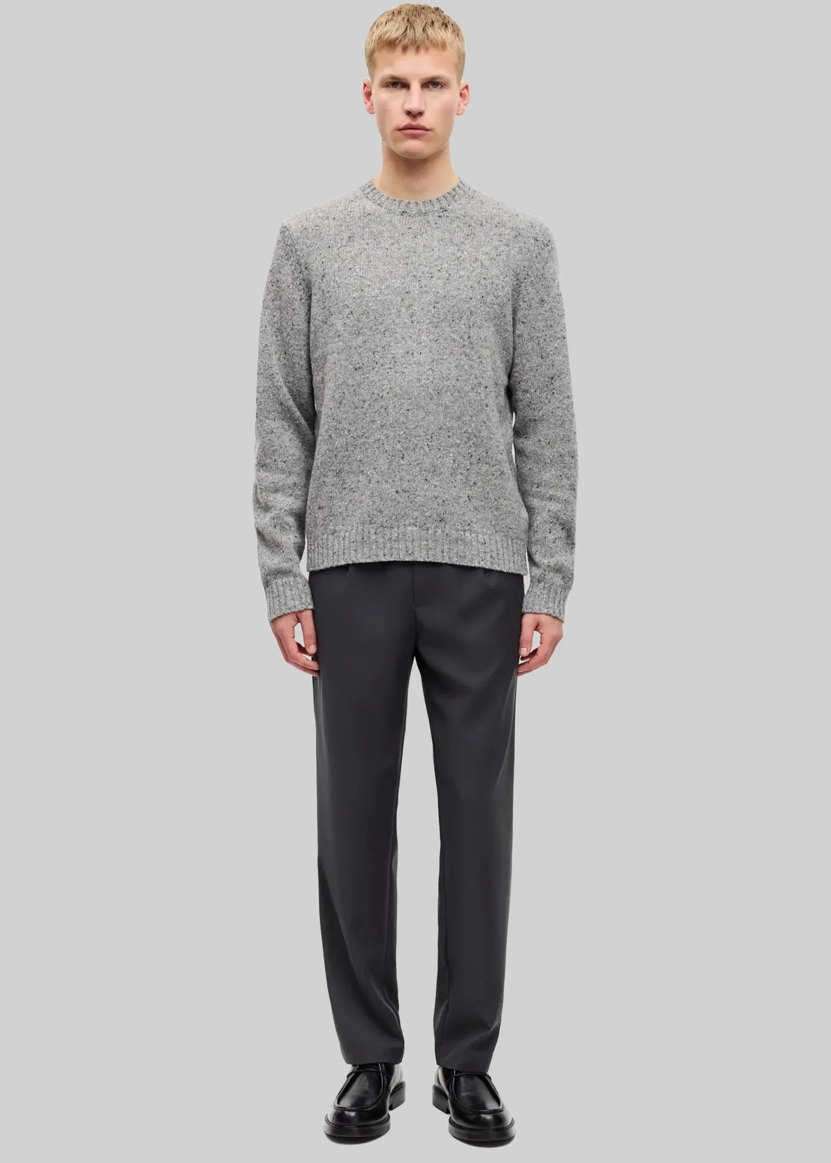 Samsøe Samsøe Sanataniel Sweater - Grey Melange sold by Frankie Shop