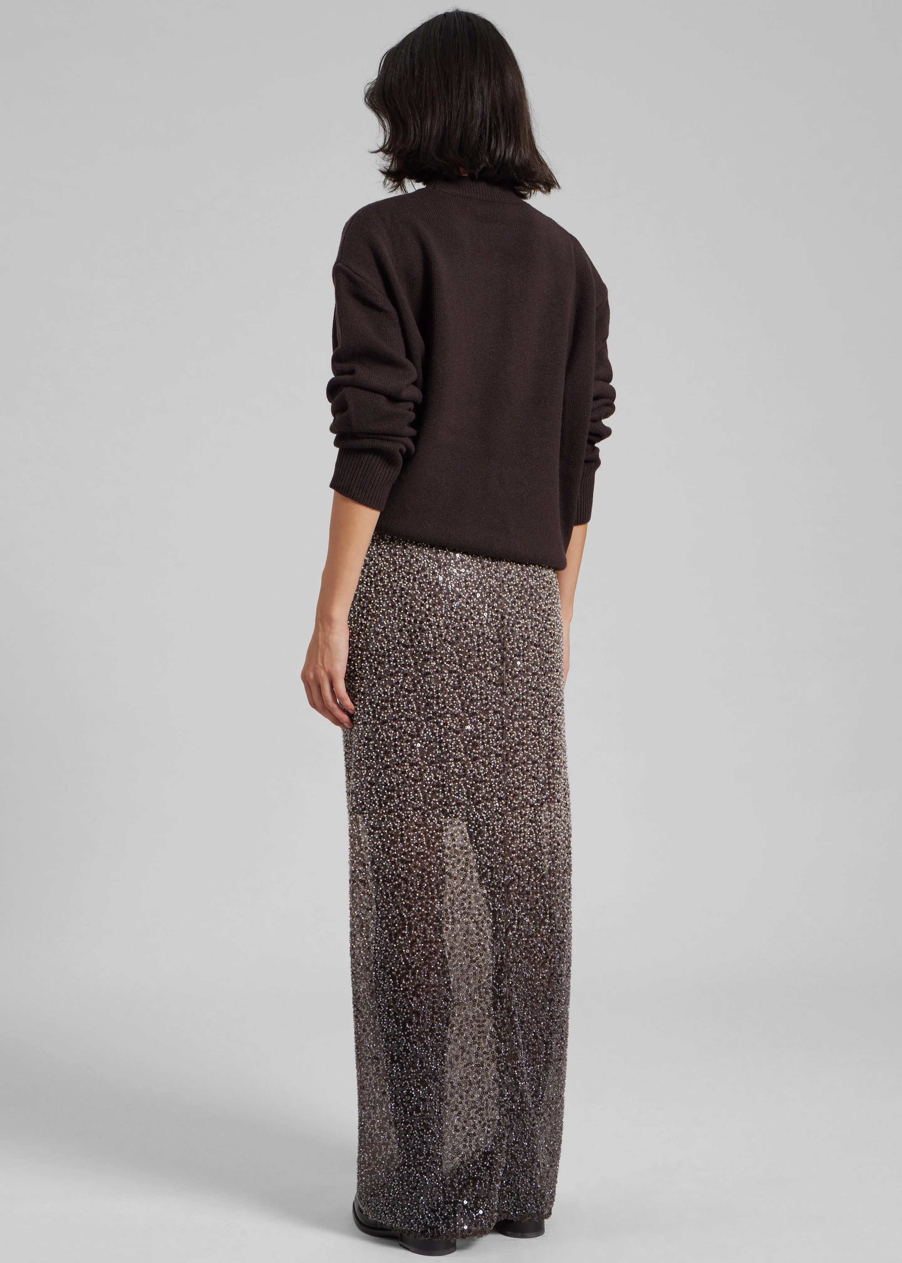 Rotate Beaded Maxi Skirt - Nougat Comb sold by Frankie Shop product image thumbnail 5