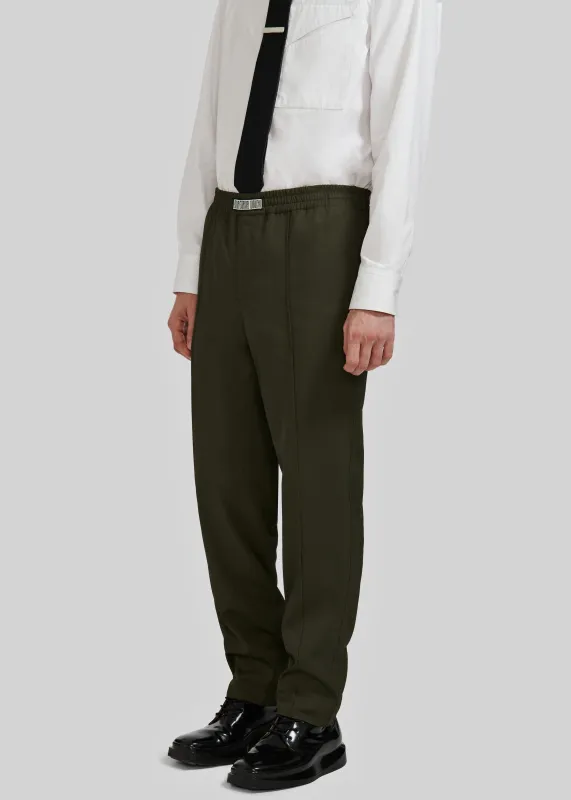 Louis Gabriel Nouchi Tapered Jogging Pants - Army sold by Frankie Shop