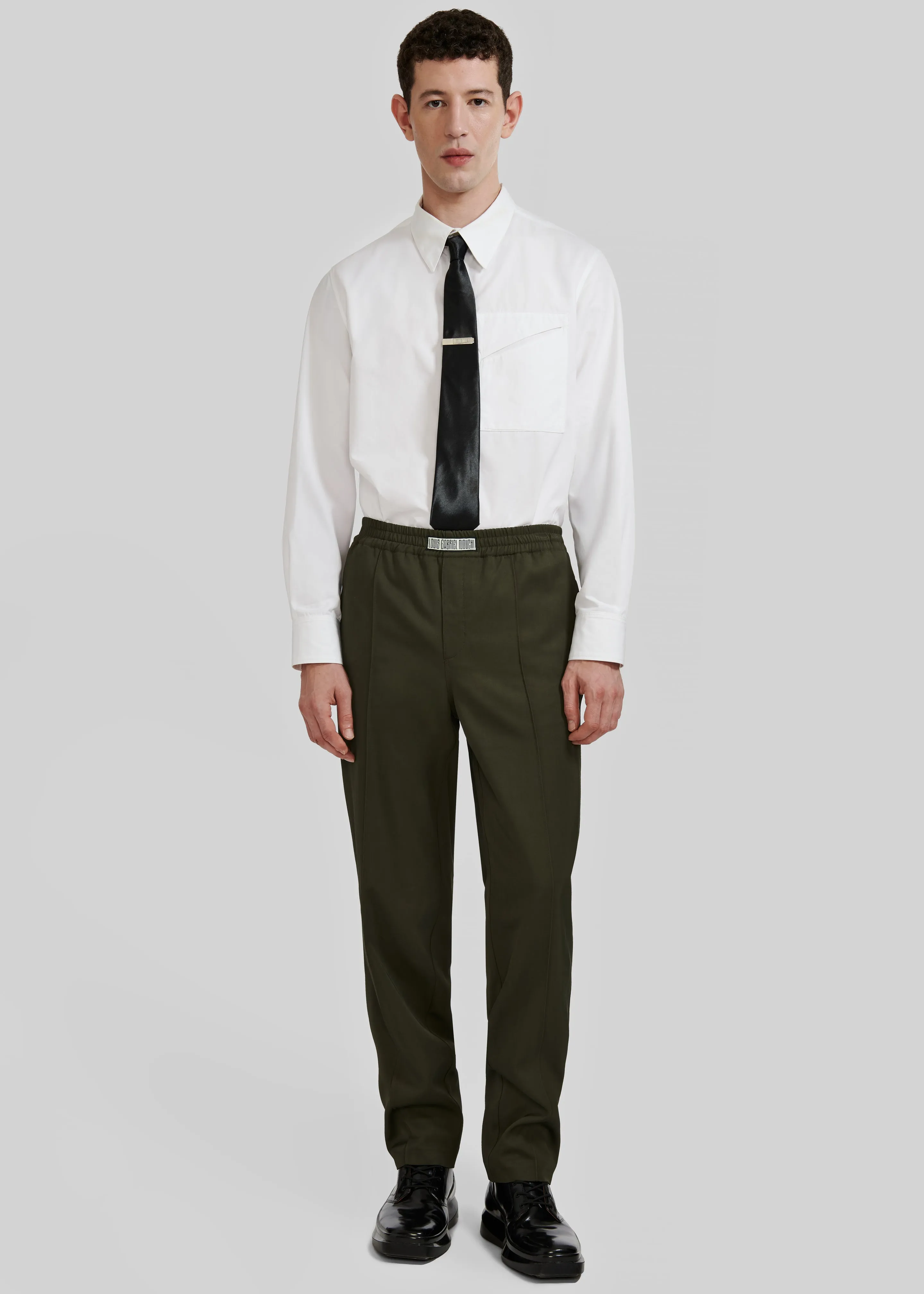 Louis Gabriel Nouchi Tapered Jogging Pants - Army sold by Frankie Shop product image thumbnail 2