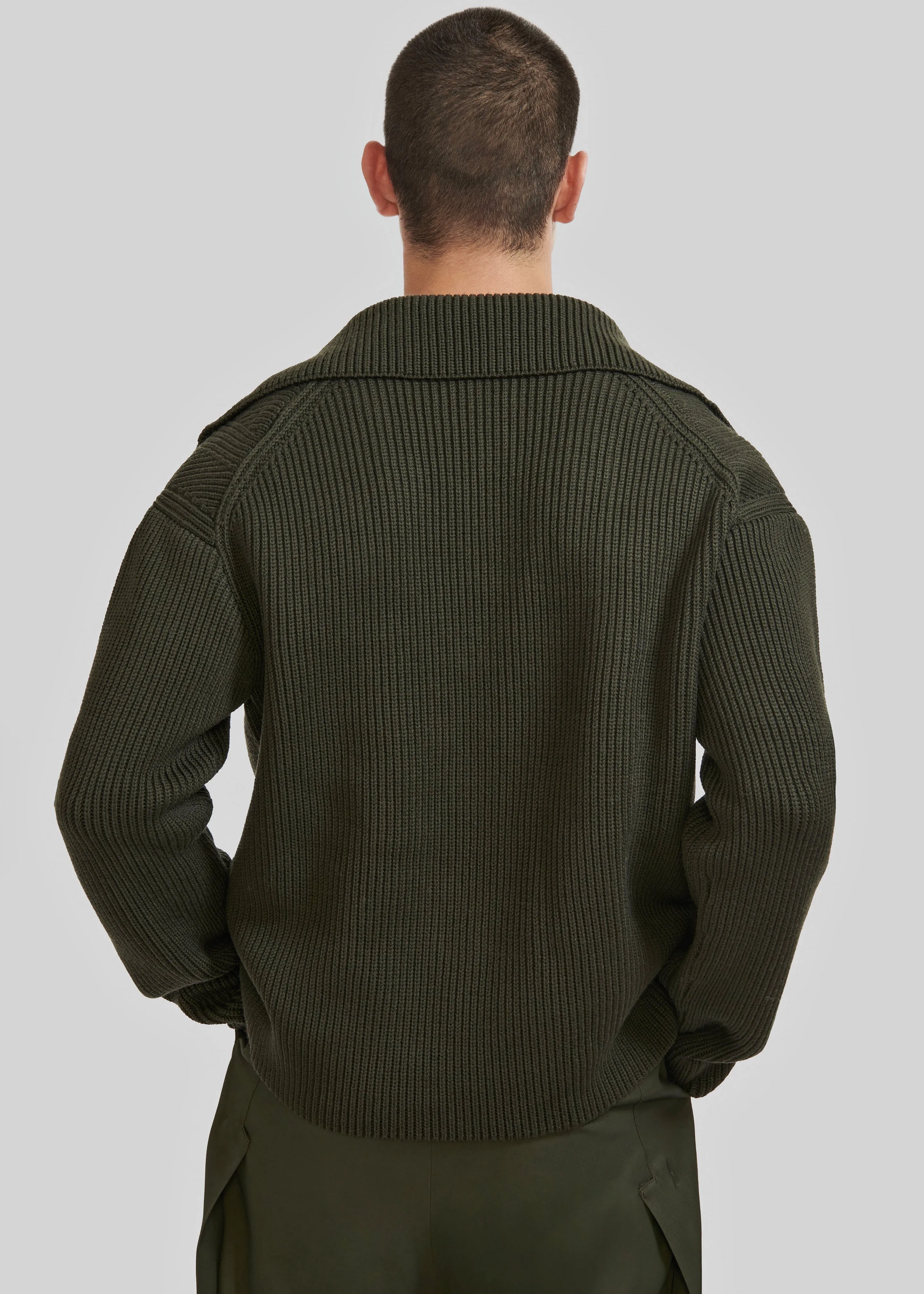 Louis Gabriel Nouchi Trucker Jumper - Army sold by Frankie Shop product image thumbnail 4