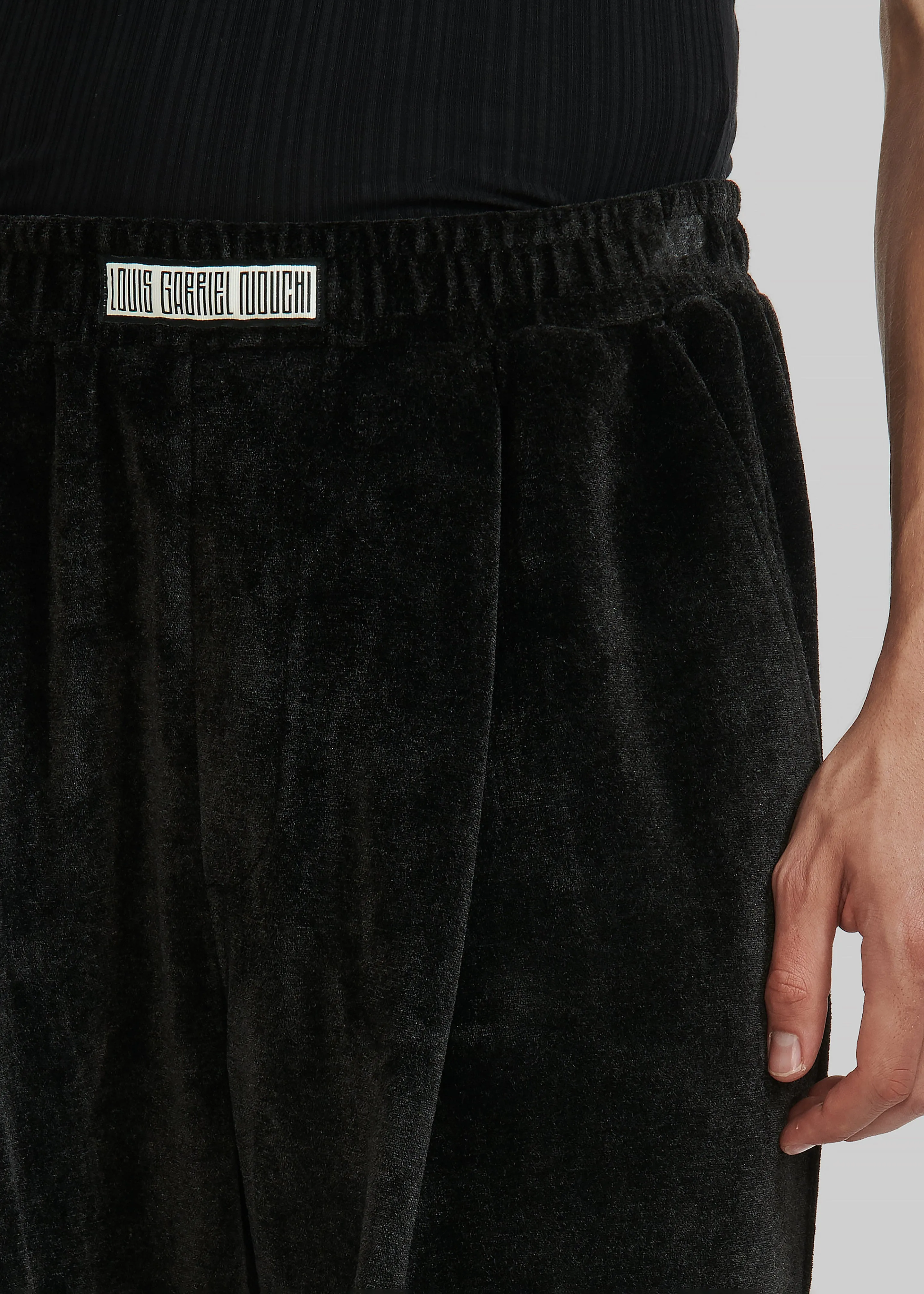 Louis Gabriel Nouchi Large Trousers With Pleats - Anthracite sold by Frankie Shop product image thumbnail 2