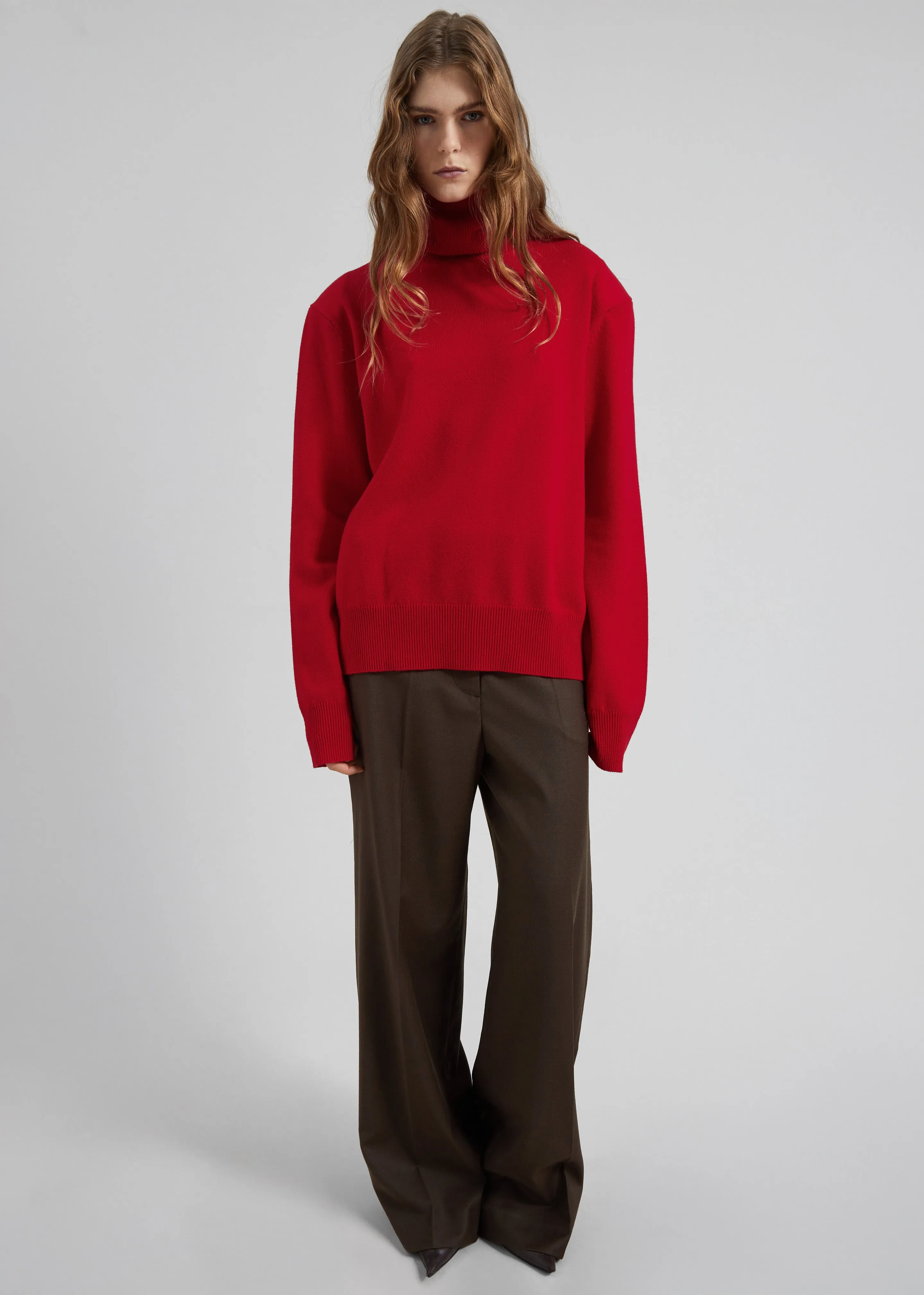 Koler Padded Knit Turtleneck - Red sold by Frankie Shop product image thumbnail 4