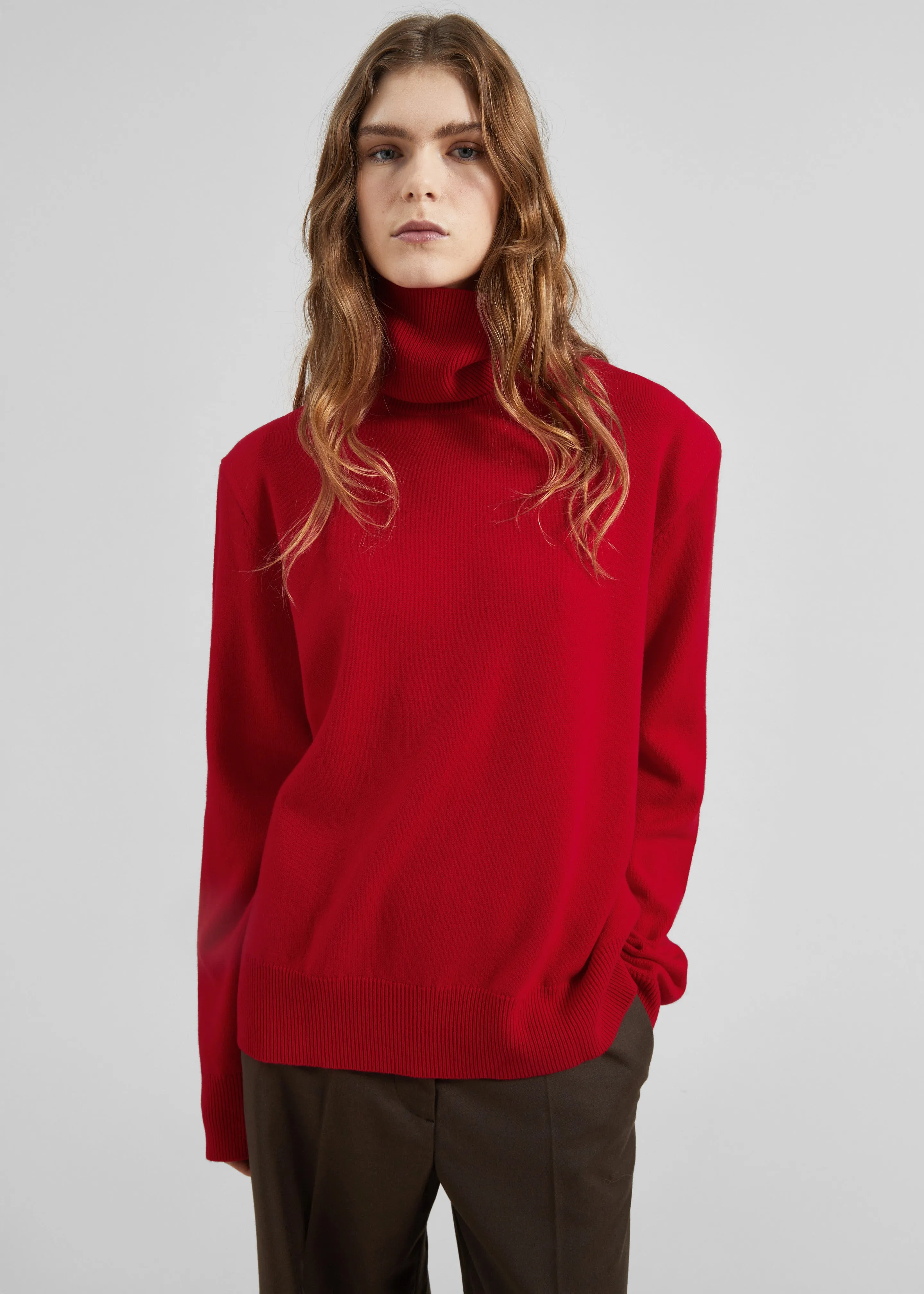 Koler Padded Knit Turtleneck - Red sold by Frankie Shop product image thumbnail 3