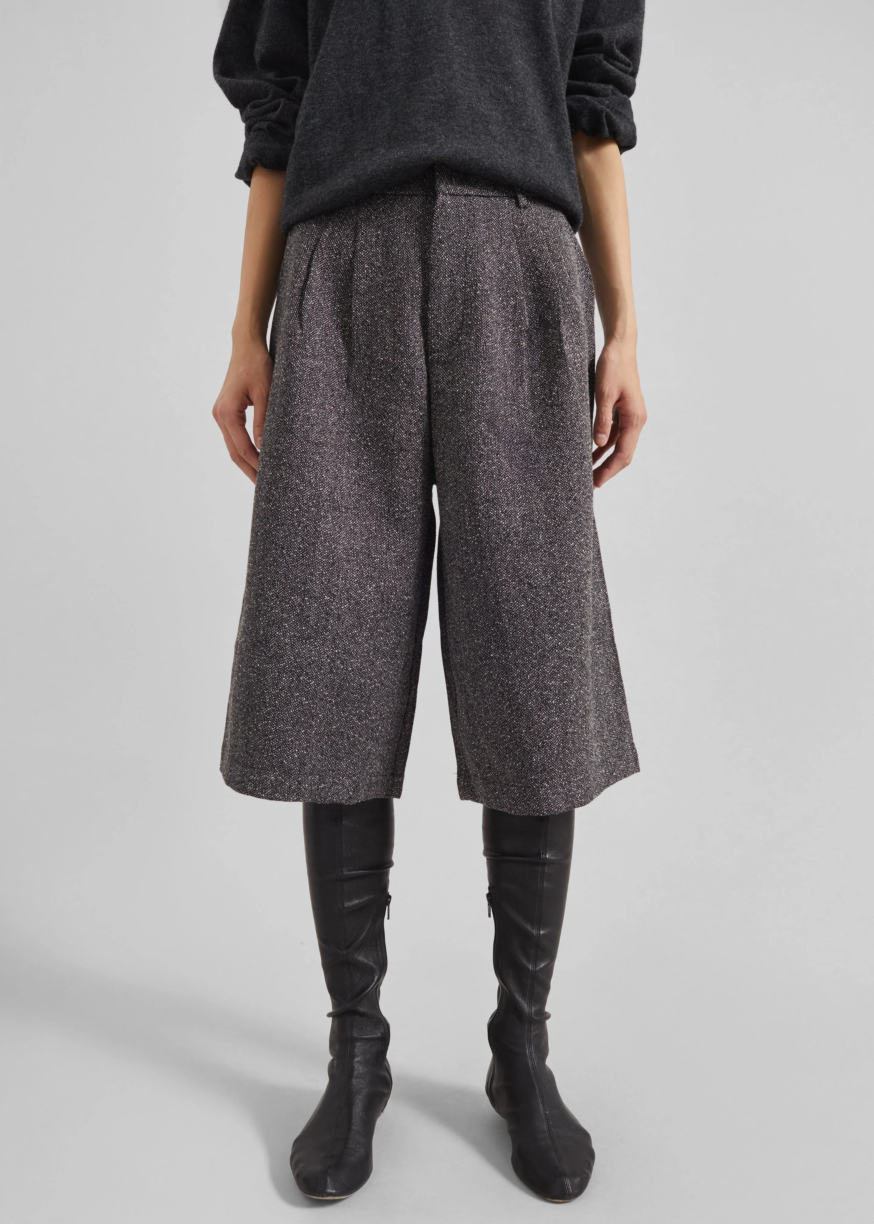 Dunley Bermuda Shorts - Charcoal Melange sold by Frankie Shop product image thumbnail 5