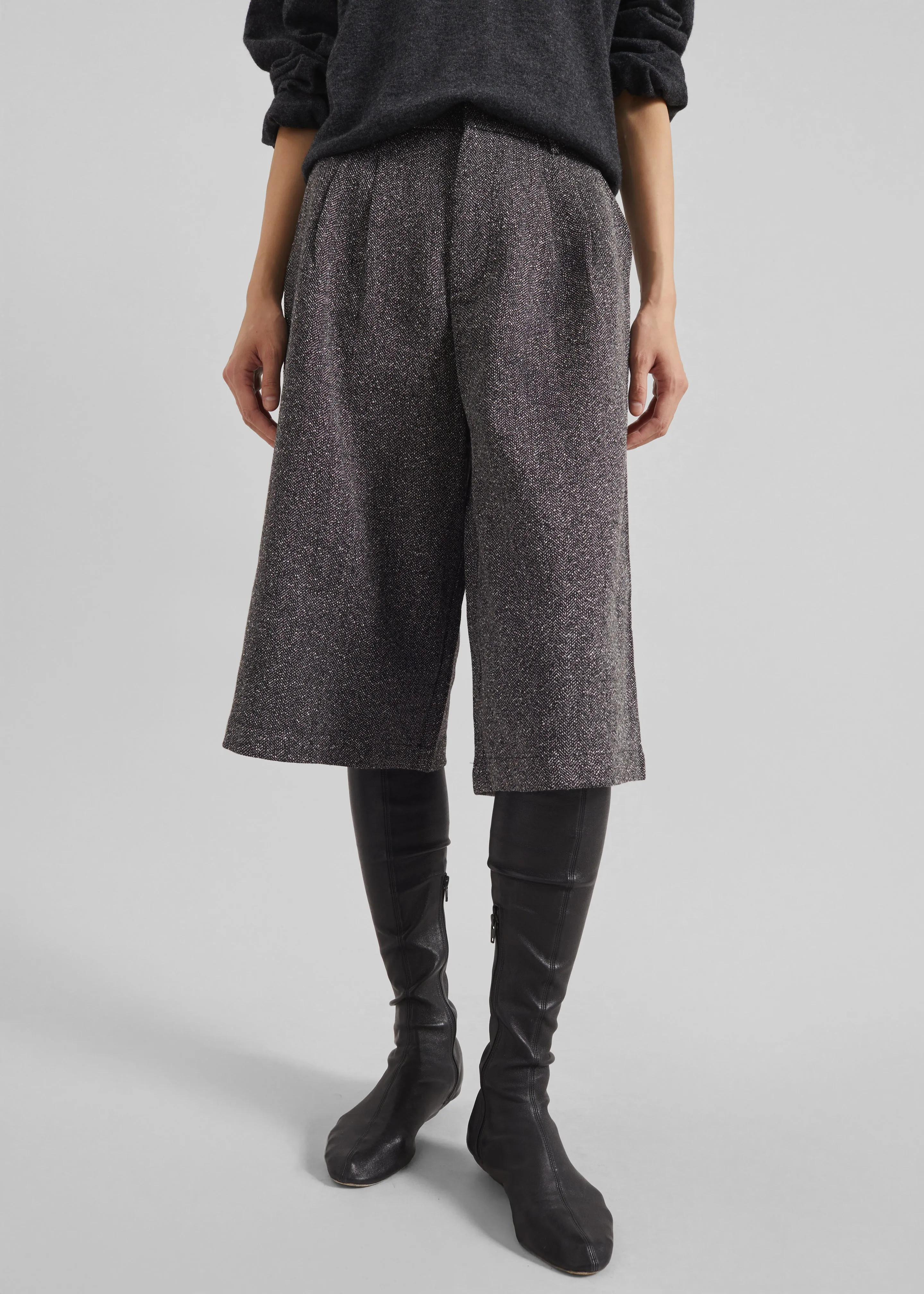 Dunley Bermuda Shorts - Charcoal Melange sold by Frankie Shop product image thumbnail 2