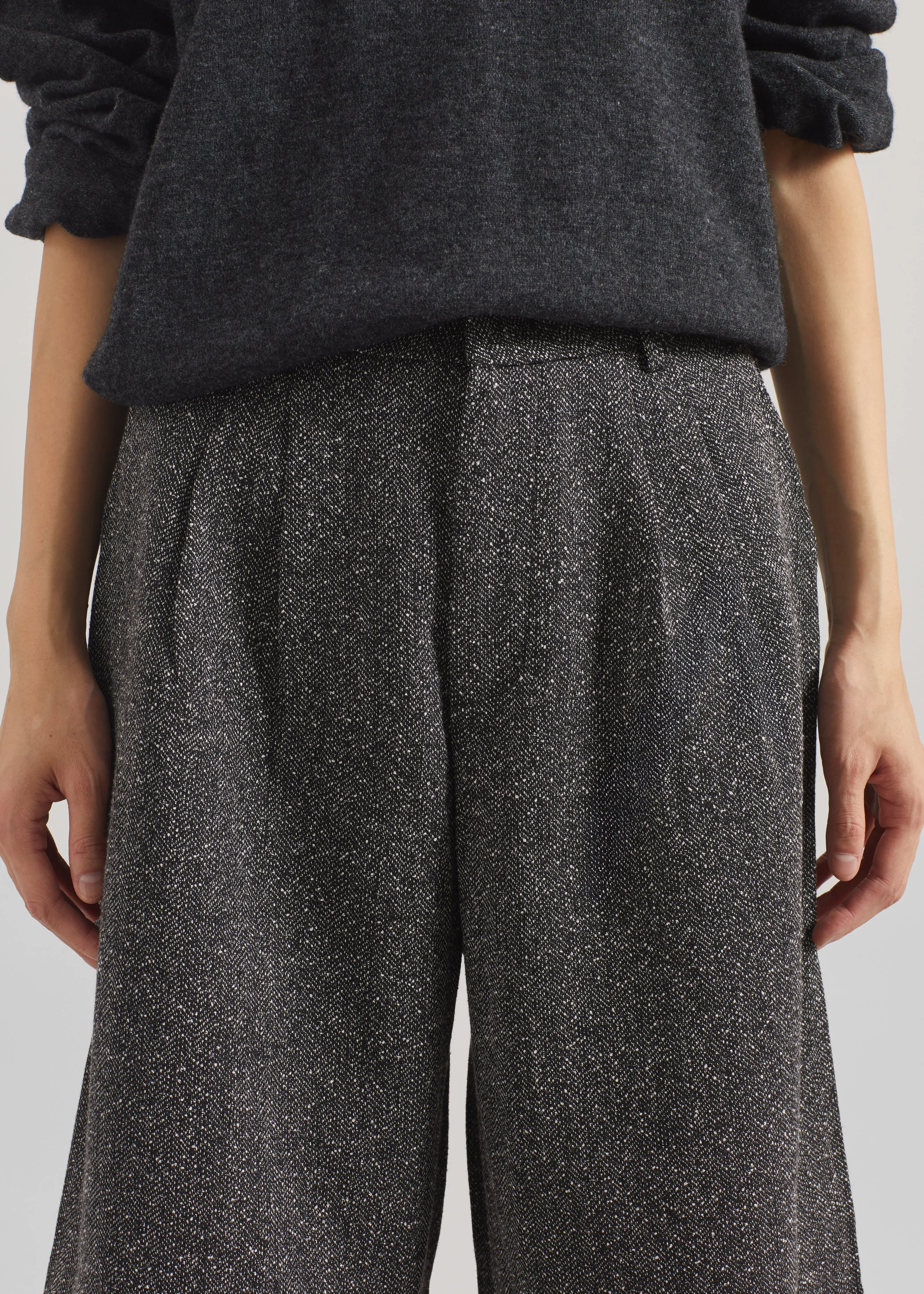 Dunley Bermuda Shorts - Charcoal Melange sold by Frankie Shop product image thumbnail 3