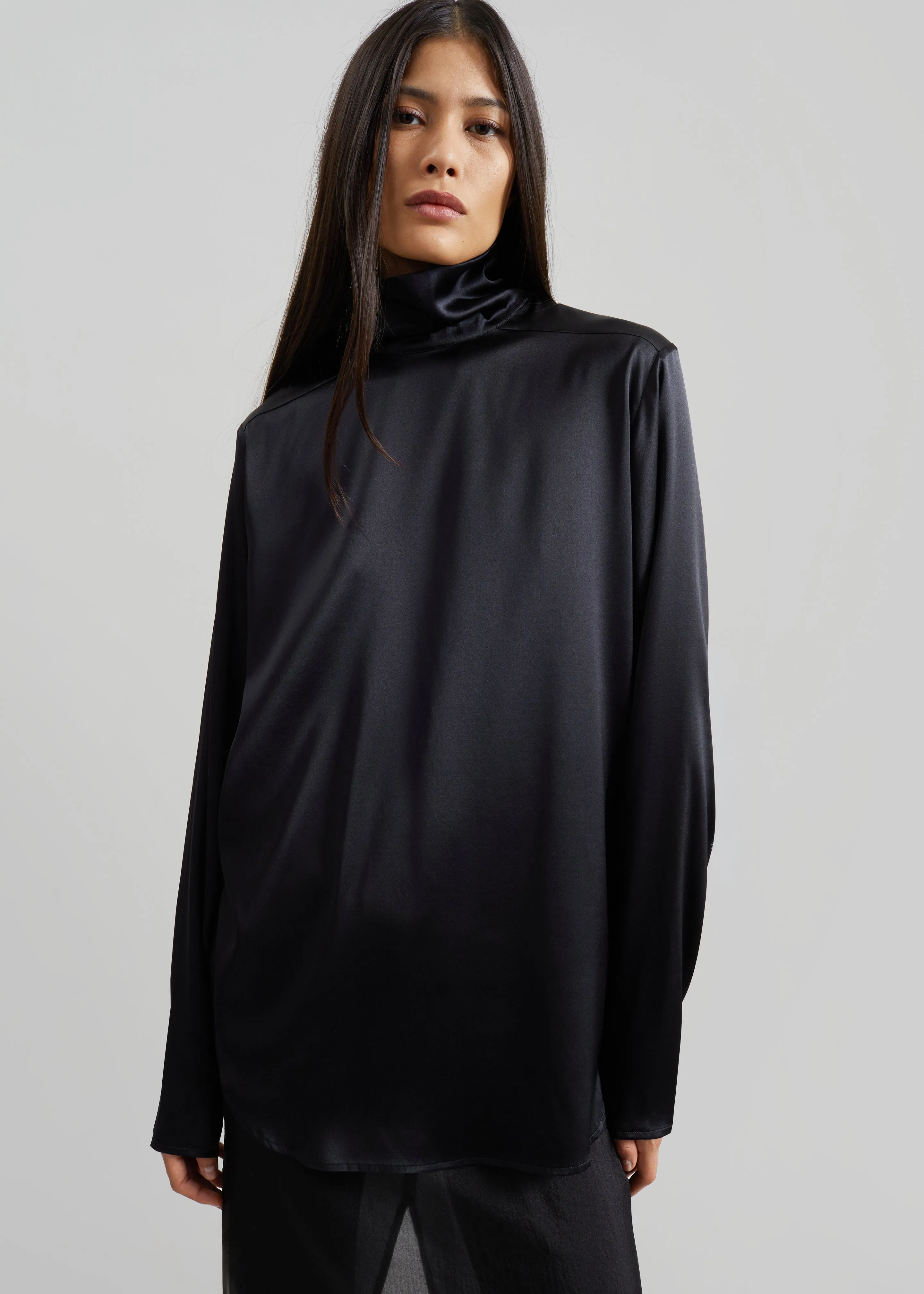 Covert Turtleneck Shirt - Black sold by Frankie Shop product image thumbnail 2