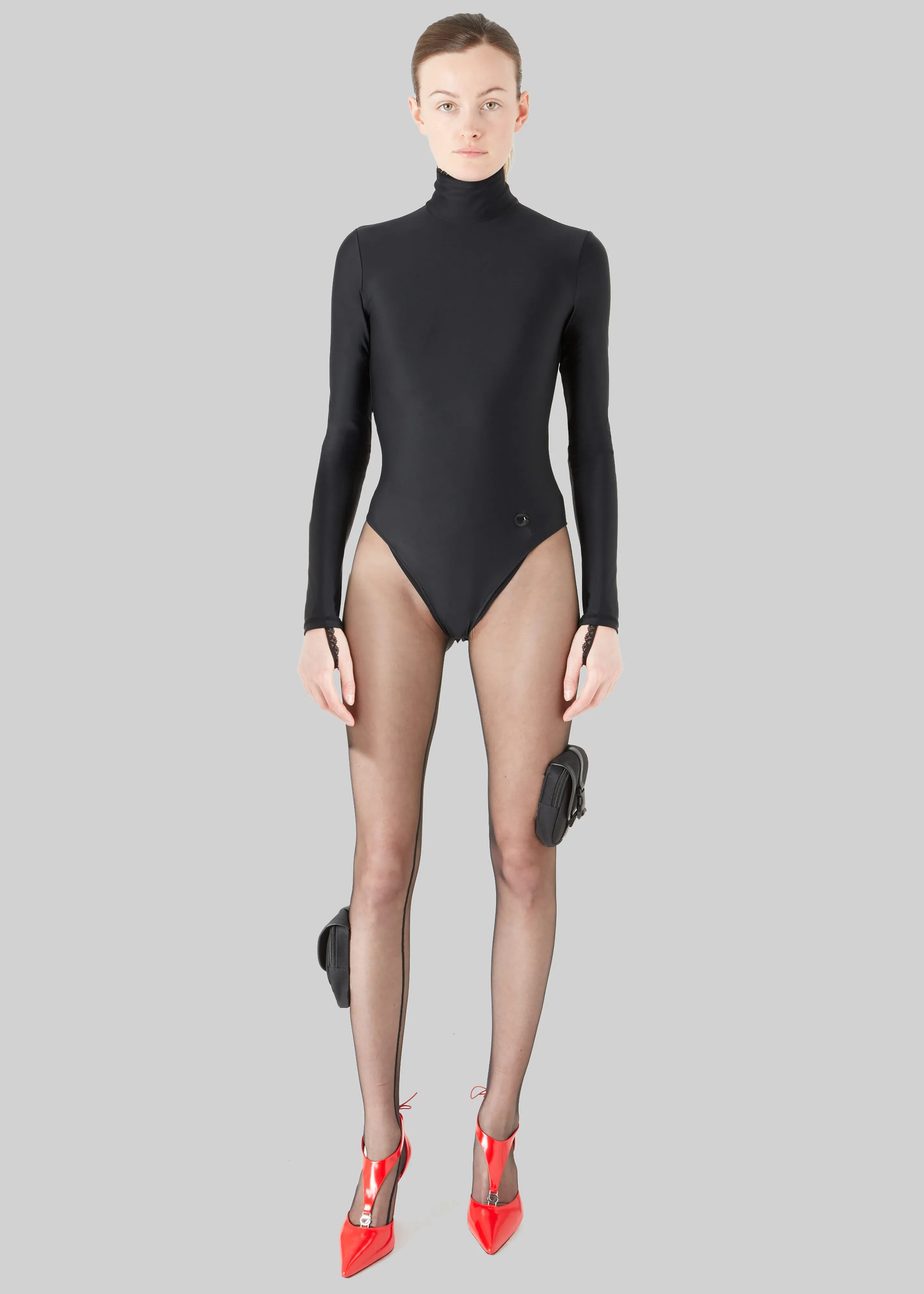 Coperni Second Skin Bodysuit - Black sold by Frankie Shop