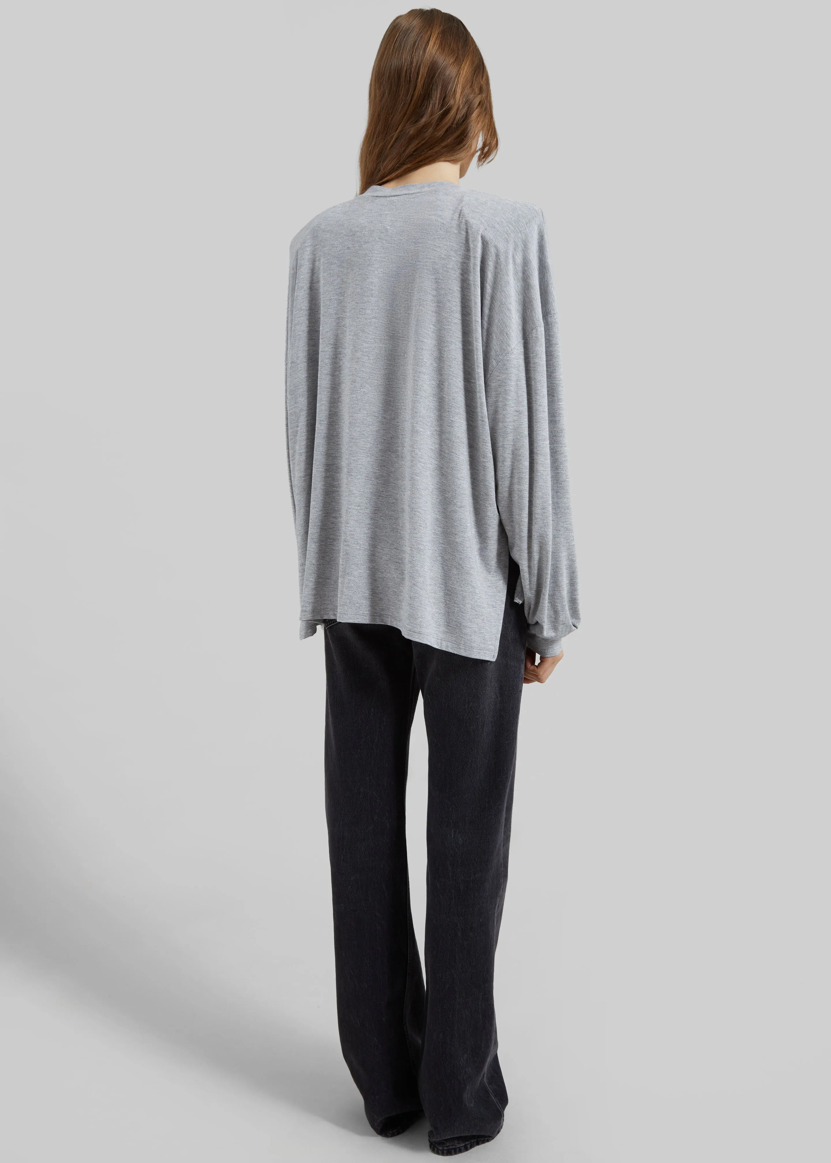 Ravvi Soft Padded Top - Grey sold by Frankie Shop product image thumbnail 5