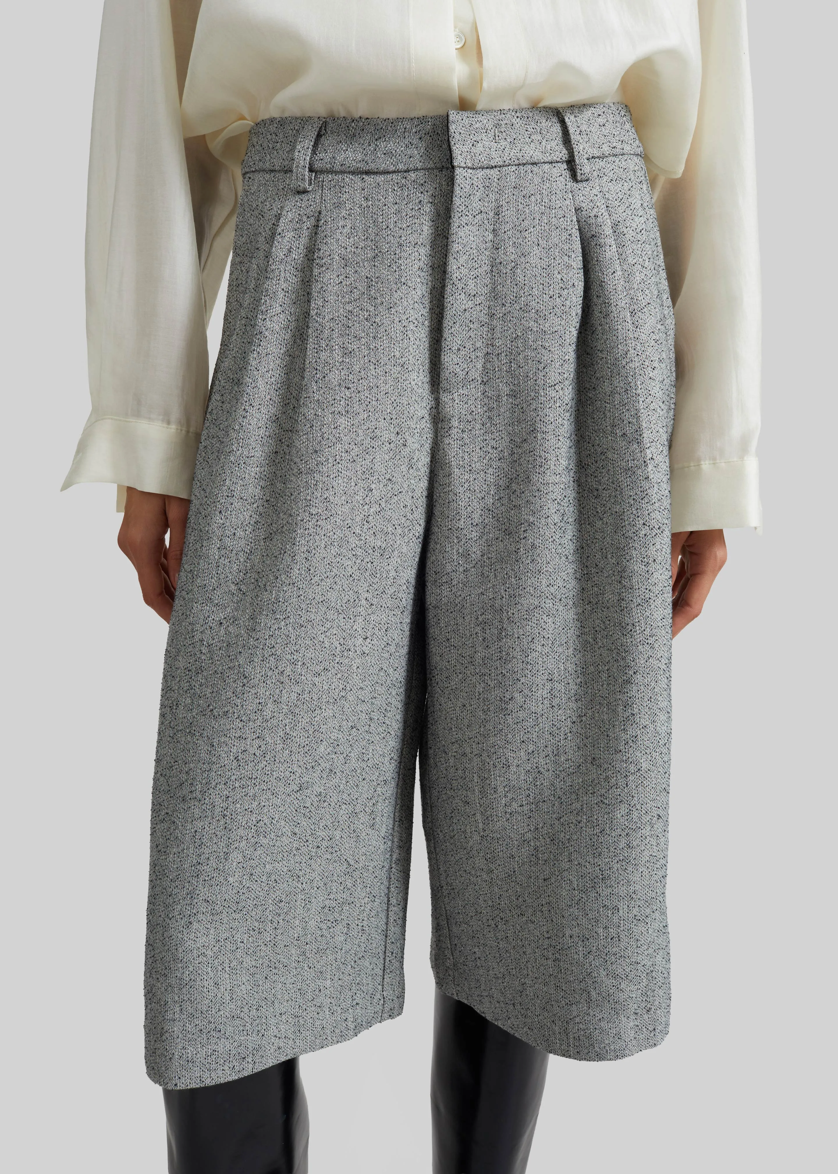 Dunley Bermuda Shorts - Grey Melange sold by Frankie Shop product image thumbnail 3