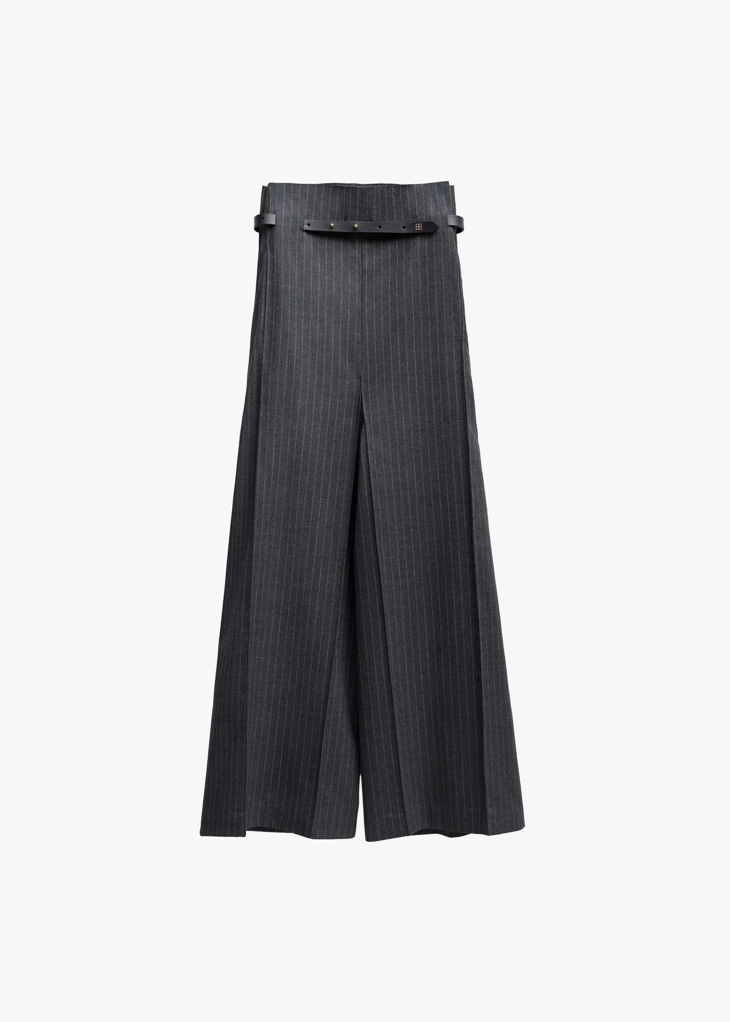 Bevza Belted Square Culottes - Dark Grey sold by Frankie Shop product image thumbnail 5