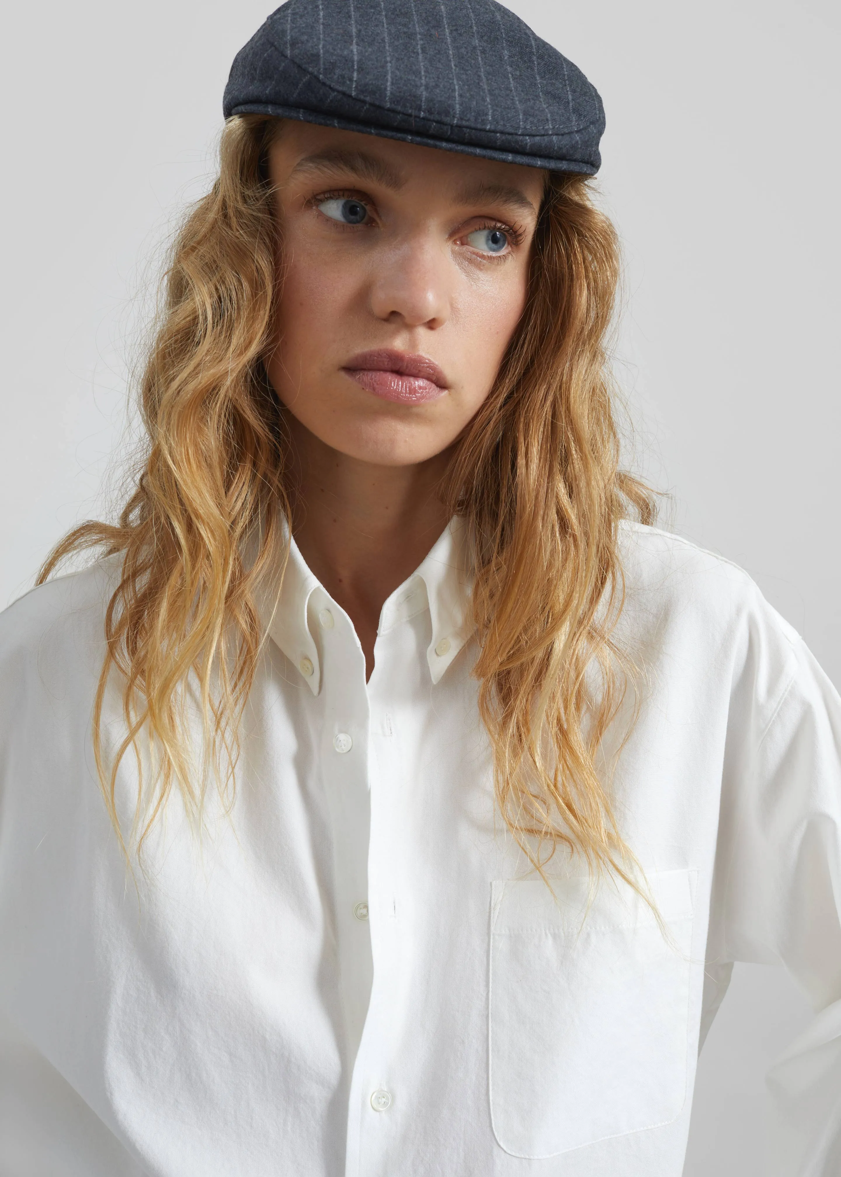 Bevza Flat Cap - Dark Grey sold by Frankie Shop product image thumbnail 3