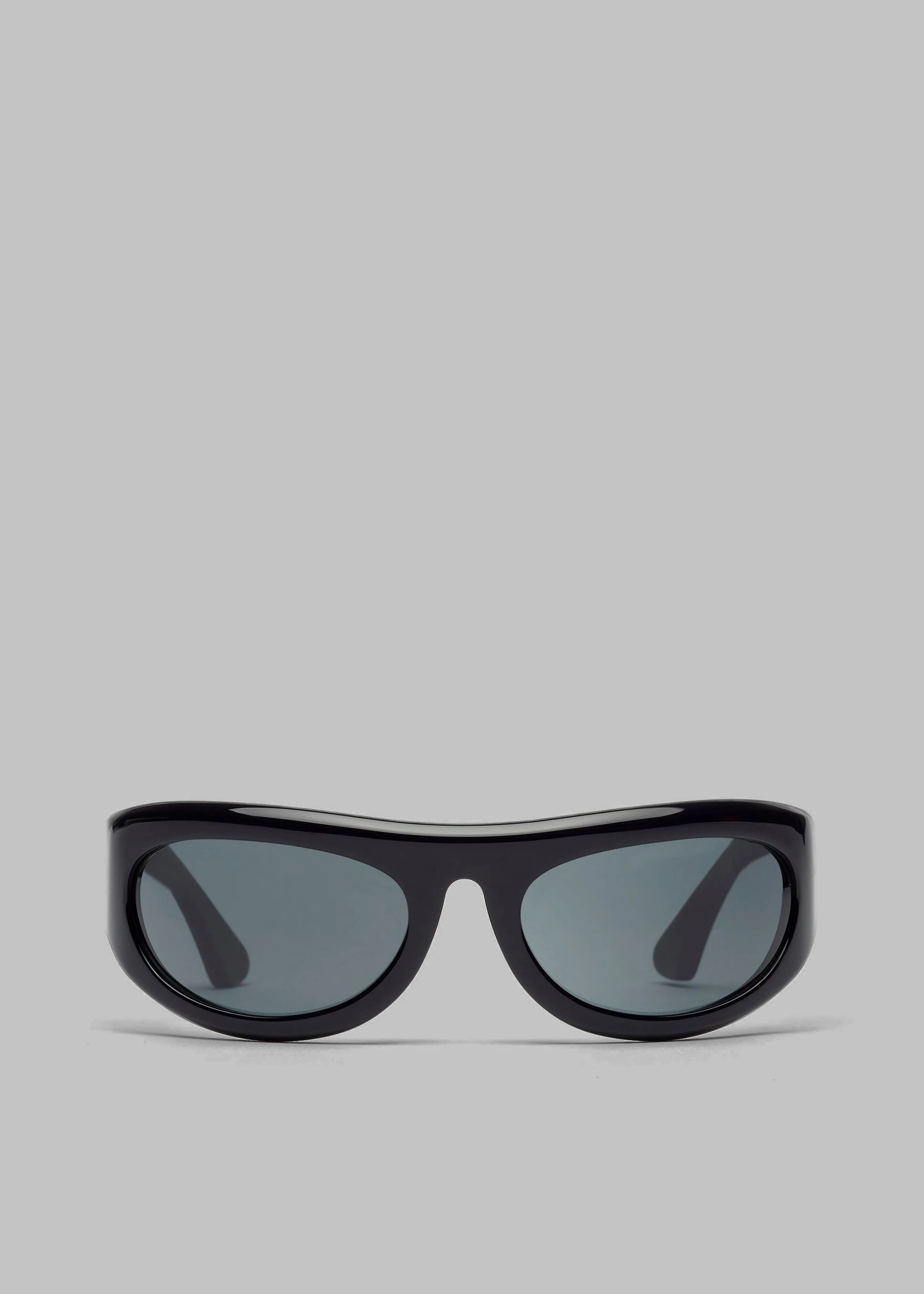Port Tanger Safaa Sunglasses - Black Acetate/Black Lens sold by Frankie Shop
