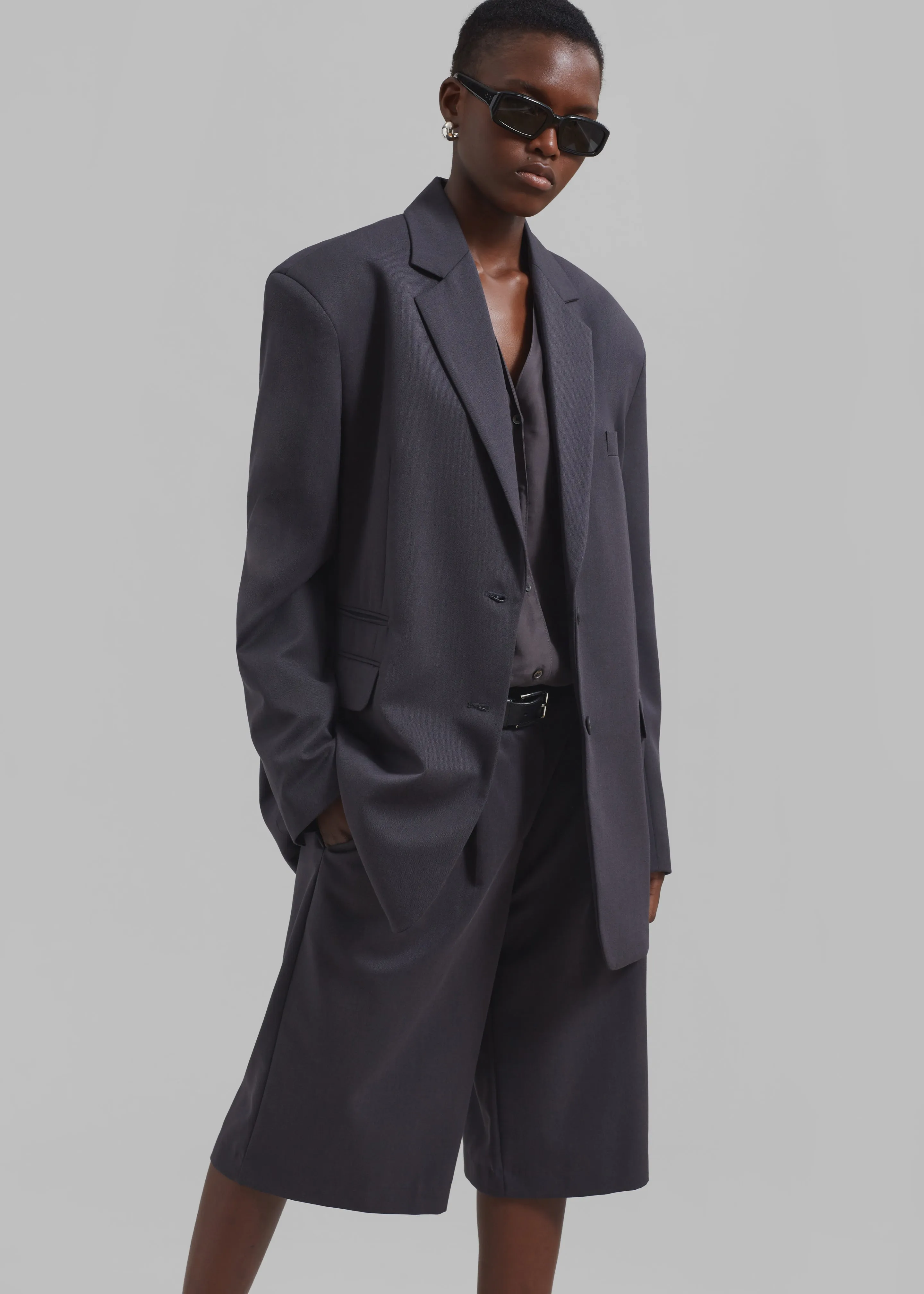 Wilma Blazer - Charcoal sold by Frankie Shop product image thumbnail 2