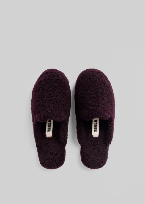 Tekla Home Slippers - Wine made by Frankie Shop
