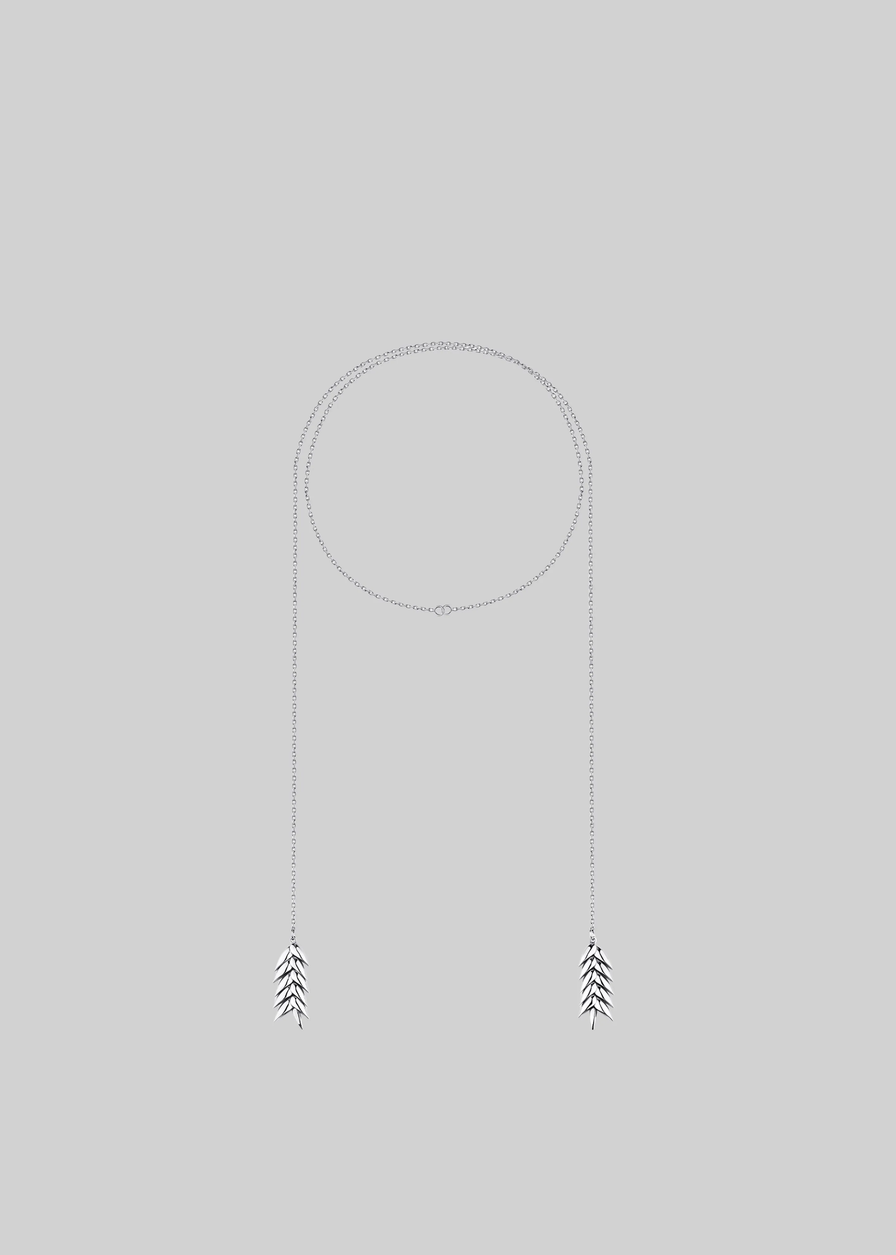 Bevza Spikelet Long Pendant - Silver sold by Frankie Shop product image thumbnail 2